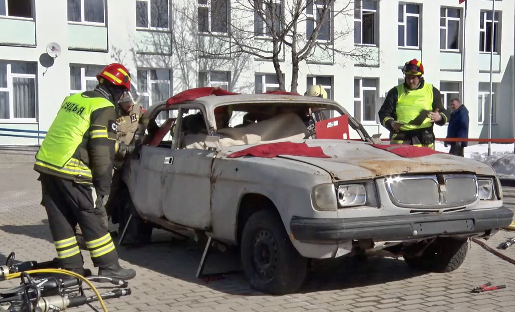 Клин, МЧС, спасатели, ДТП