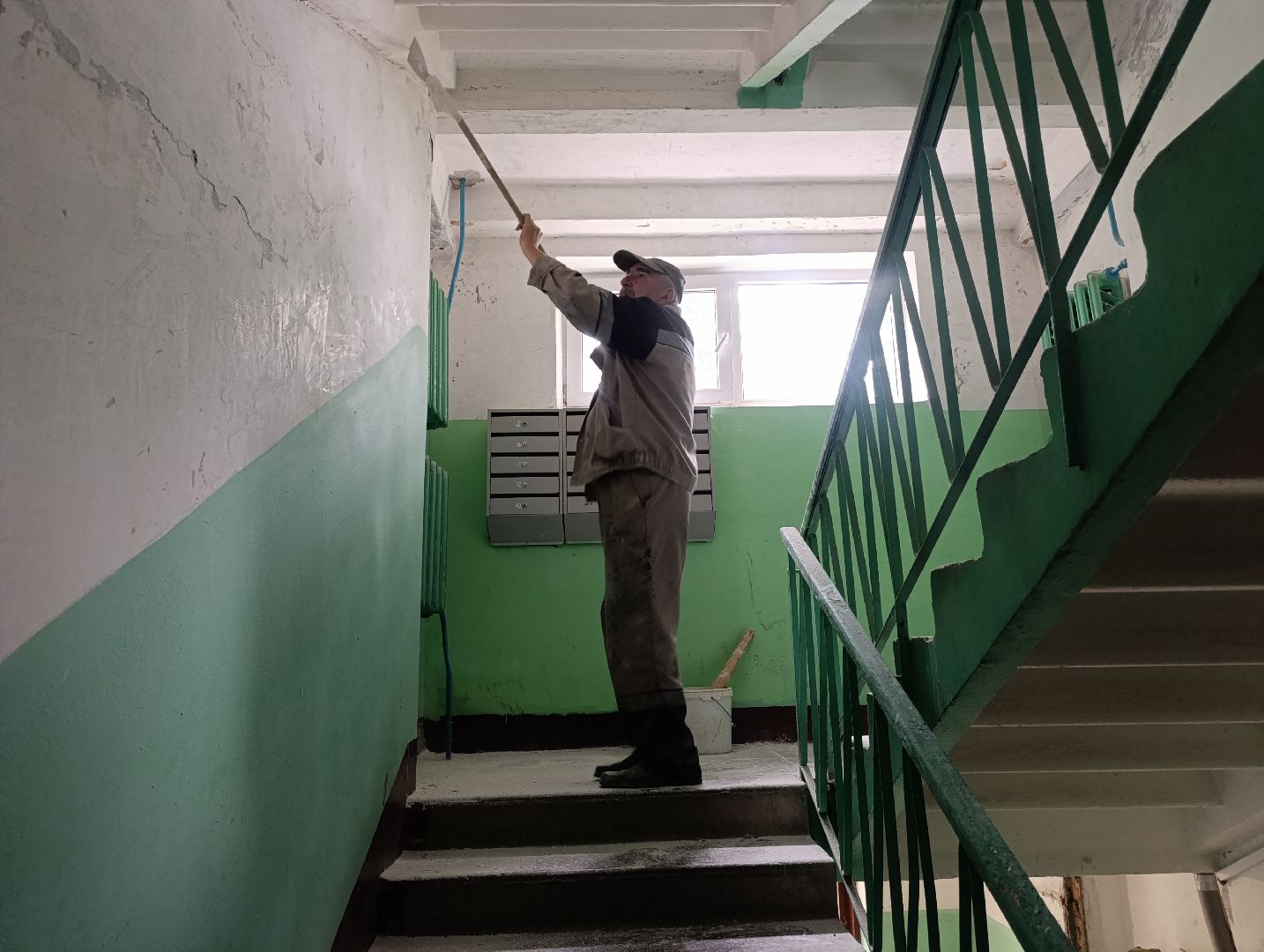Бронницы, Ремонт подъездов, Косметический ремонт подъездов, Советская139,