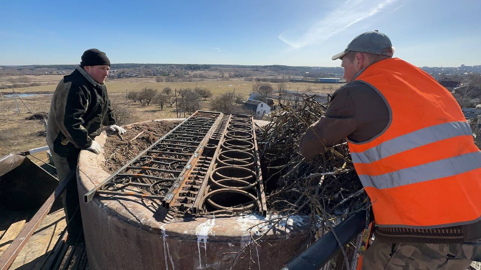 Можайск, Можайскийгородскойокруг, Подмосковье, экология, аисты, гнездо, спасли, краснокнижныептицы