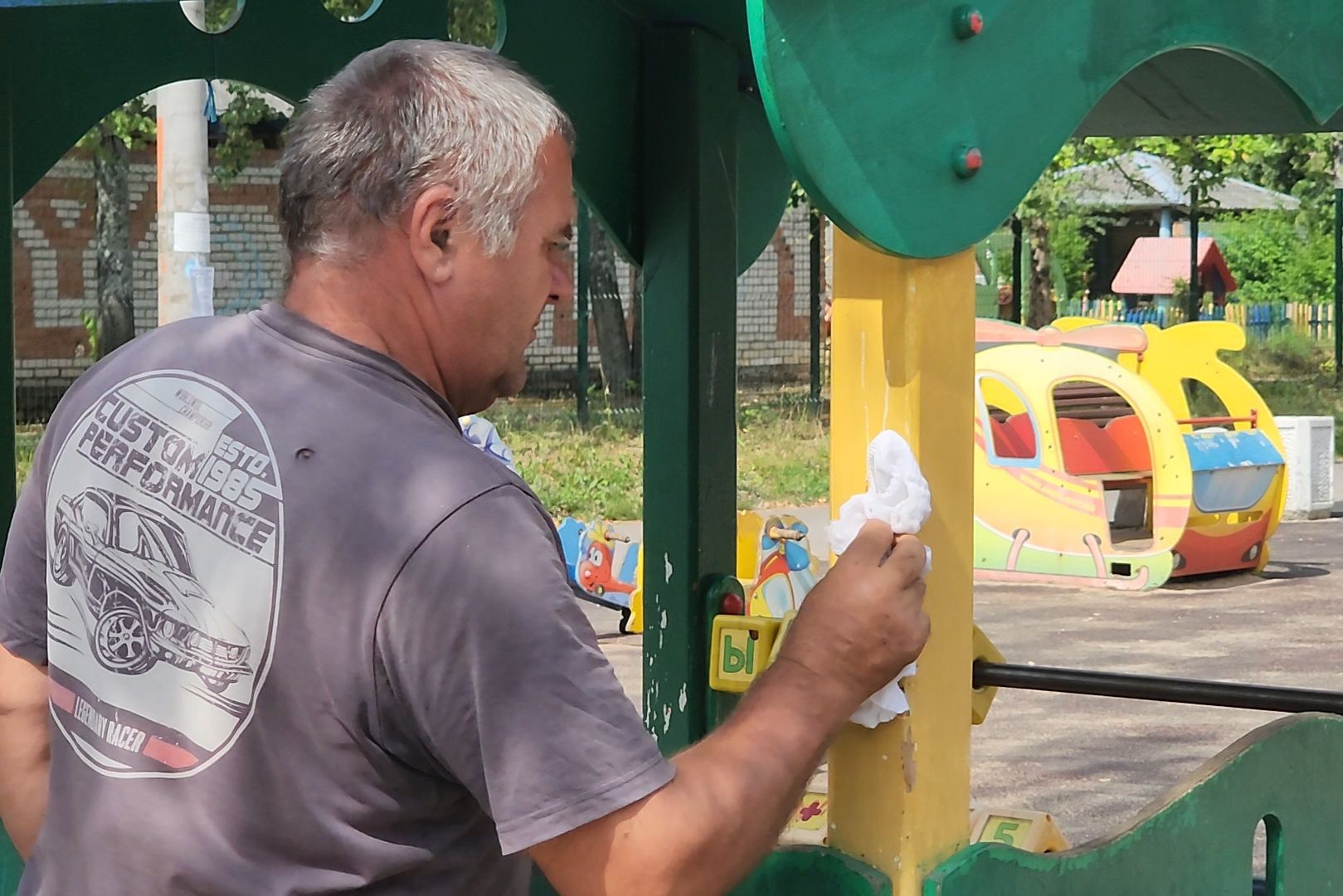 жкх, Благоустройство, Дубна, Покраска, Детская площадка,