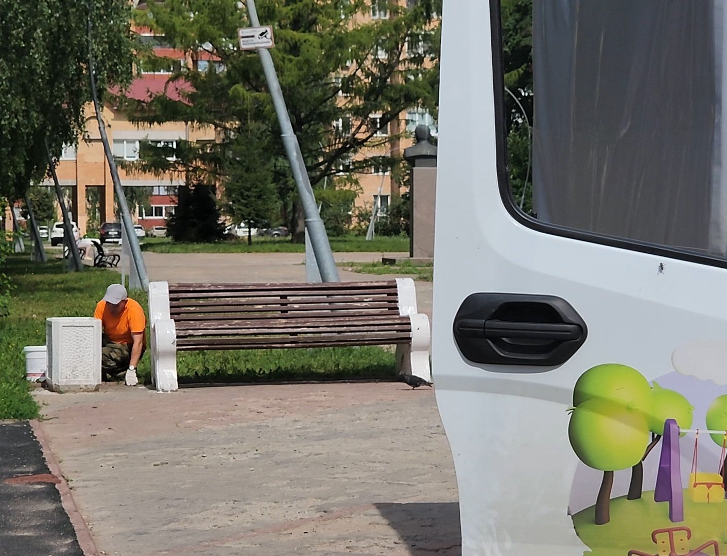 жкх, Благоустройство, Дубна, Покраска, Детская площадка,