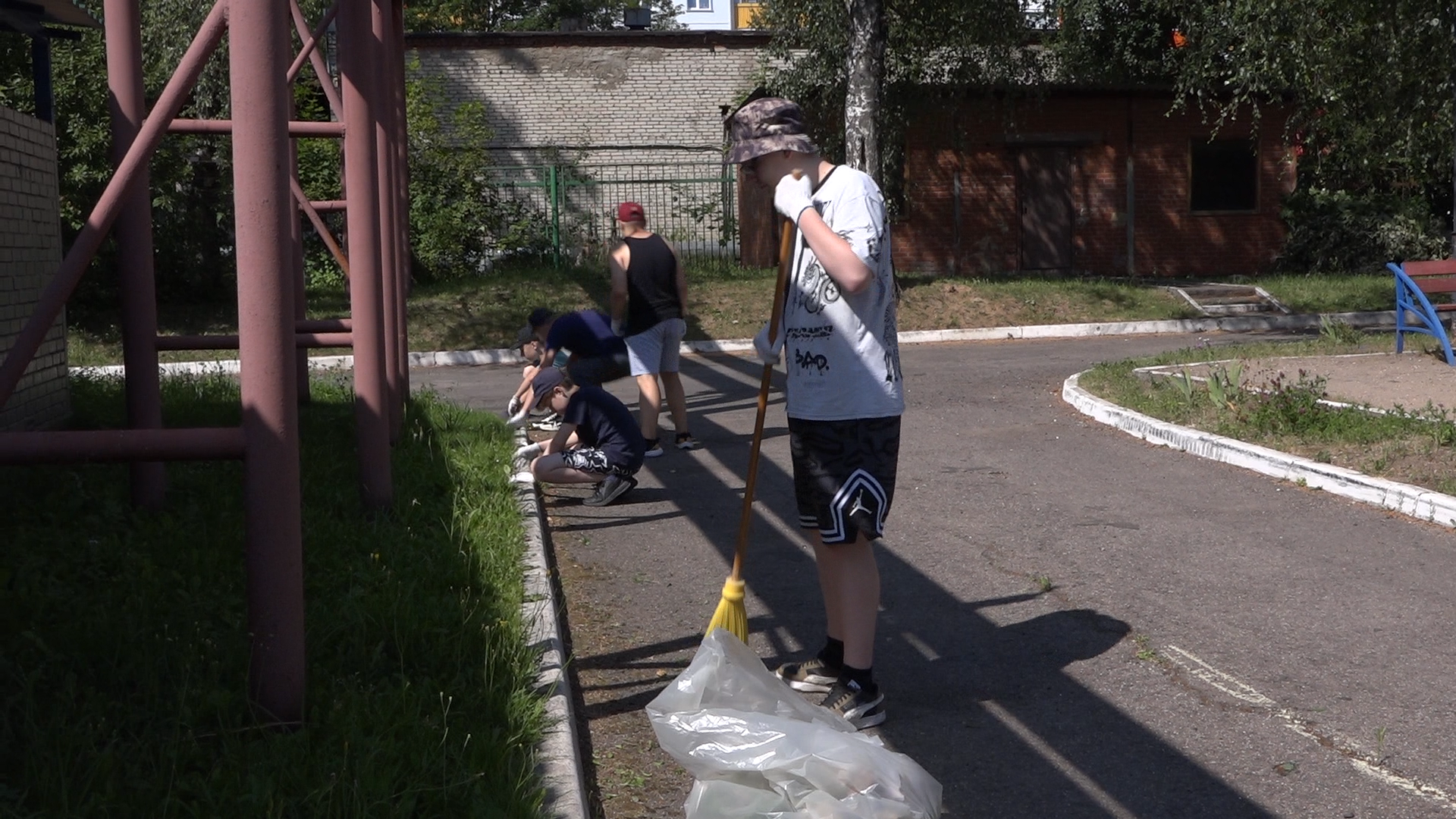 школа Попова, трудовые бригады, летняя подработка, Власиха школа Попова, летняя трудовая бригада,