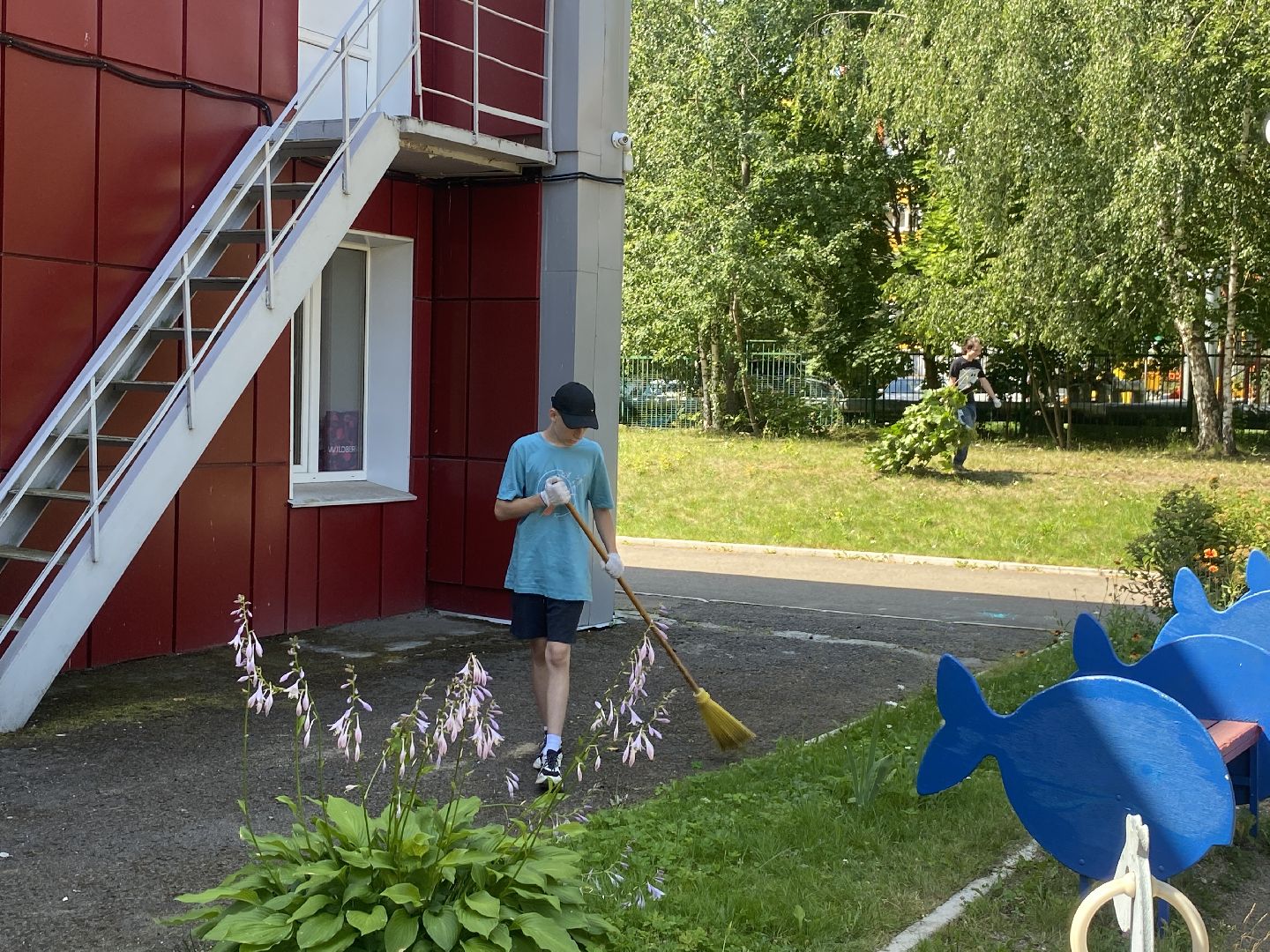 школа Попова, трудовые бригады, летняя подработка, Власиха школа Попова, летняя трудовая бригада,