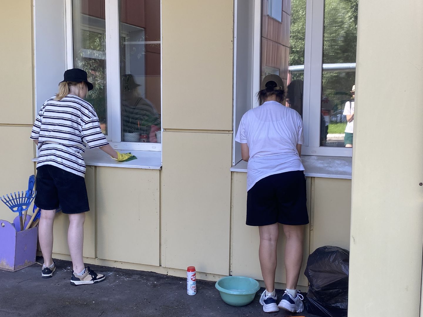 школа Попова, трудовые бригады, летняя подработка, Власиха школа Попова, летняя трудовая бригада,