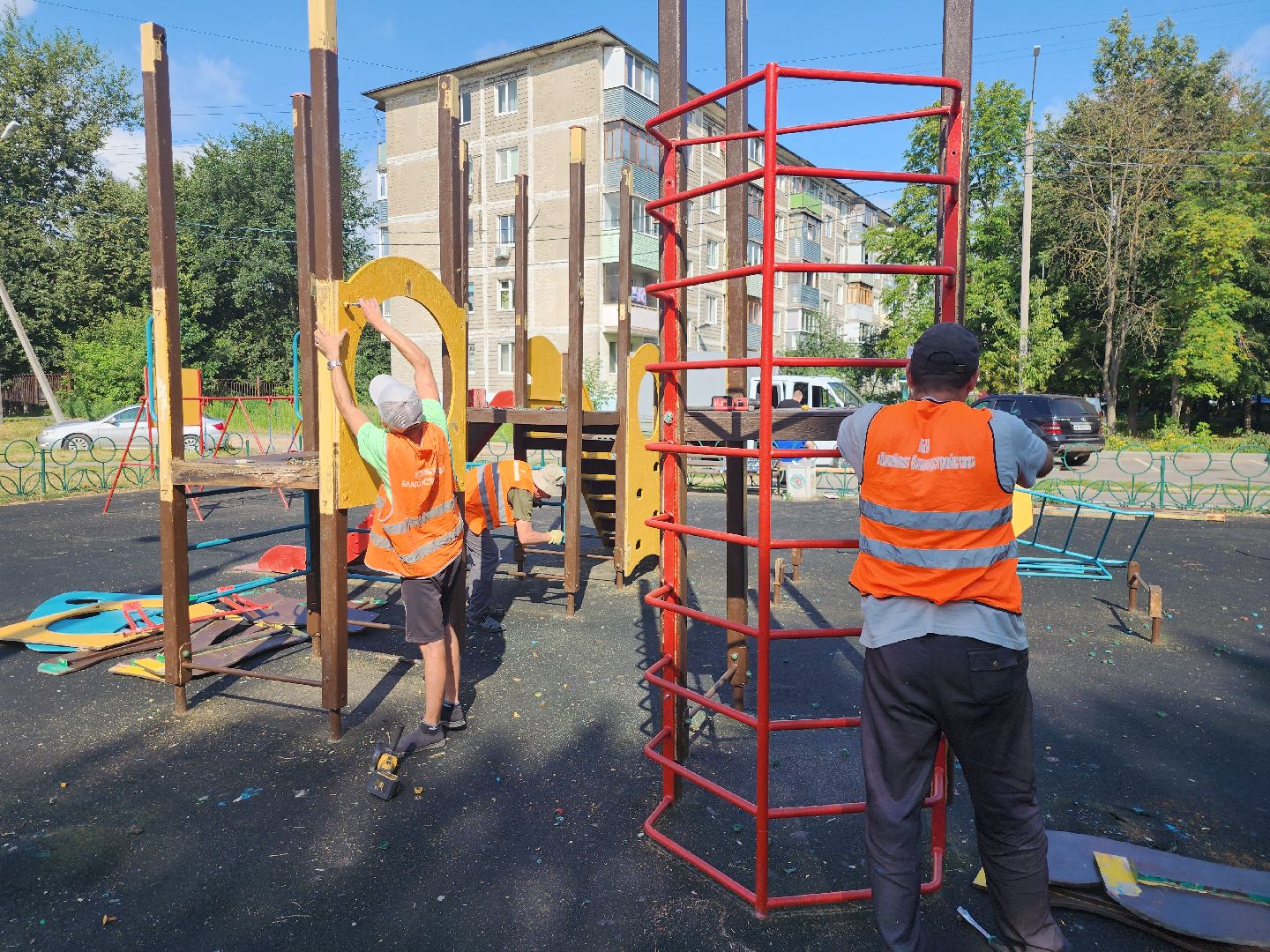 серпухов, подмосковье, детская площадка,