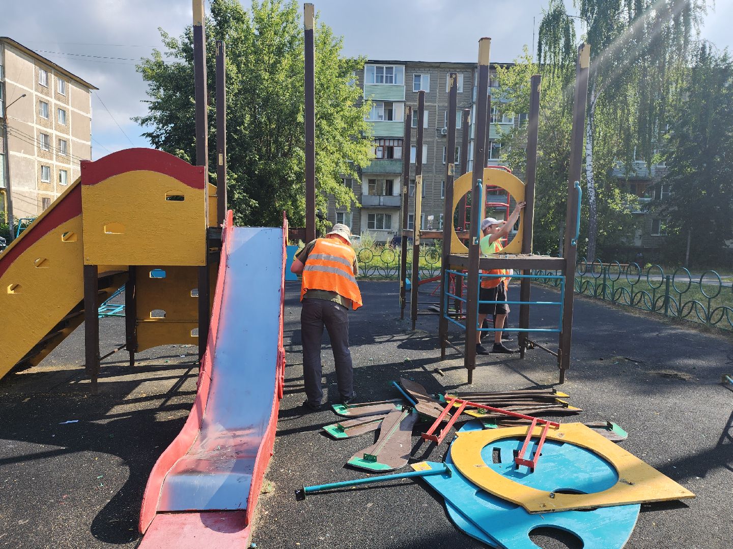 серпухов, подмосковье, детская площадка,