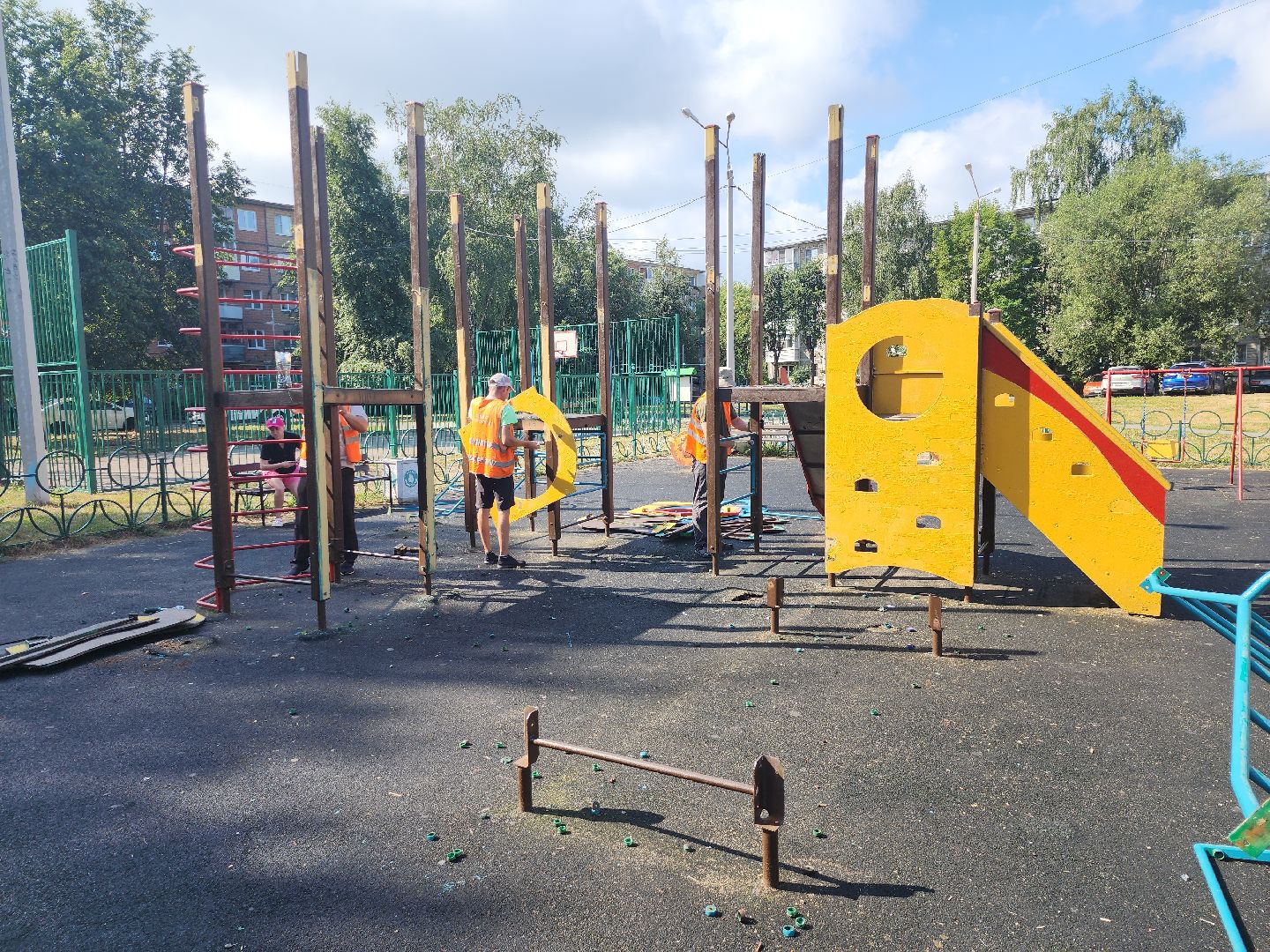 серпухов, подмосковье, детская площадка,