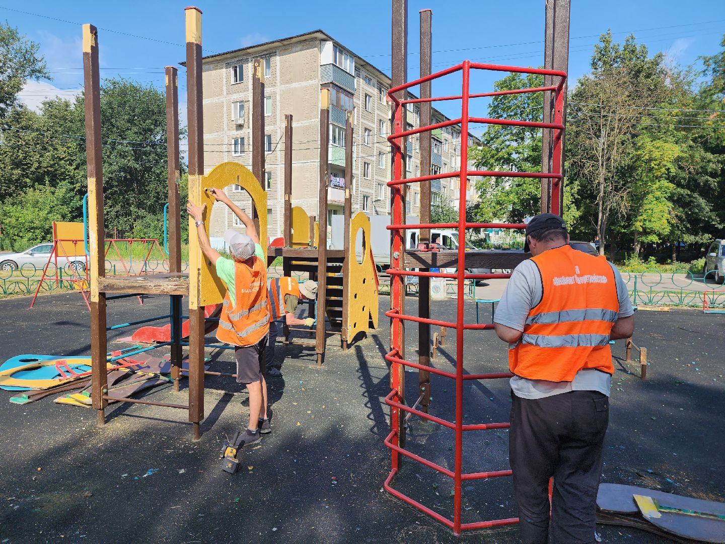 серпухов, подмосковье, детская площадка,