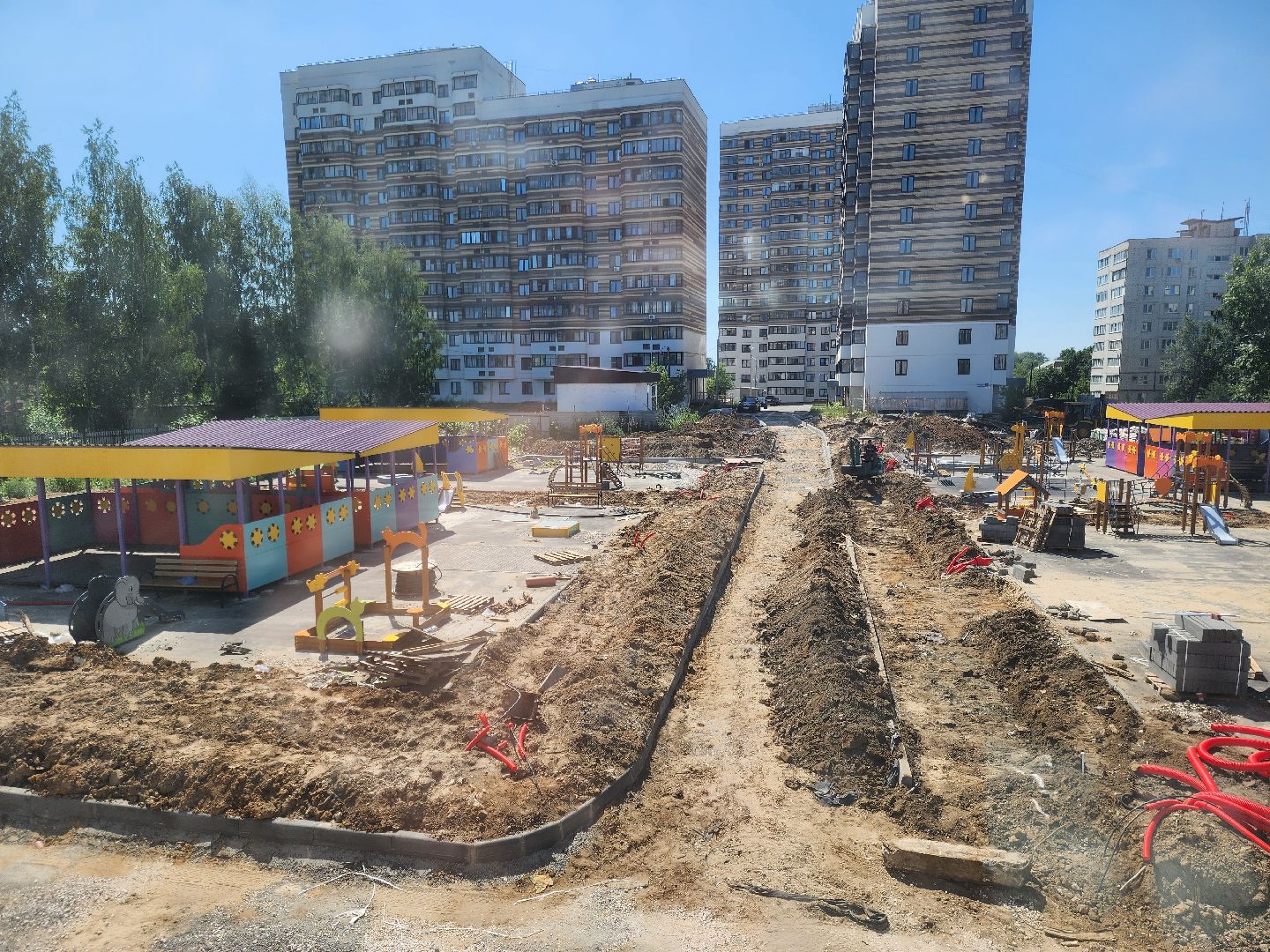 ногинск, строительство, дети, общество, жители, благоустройство, детский сад, дошкольное образование,