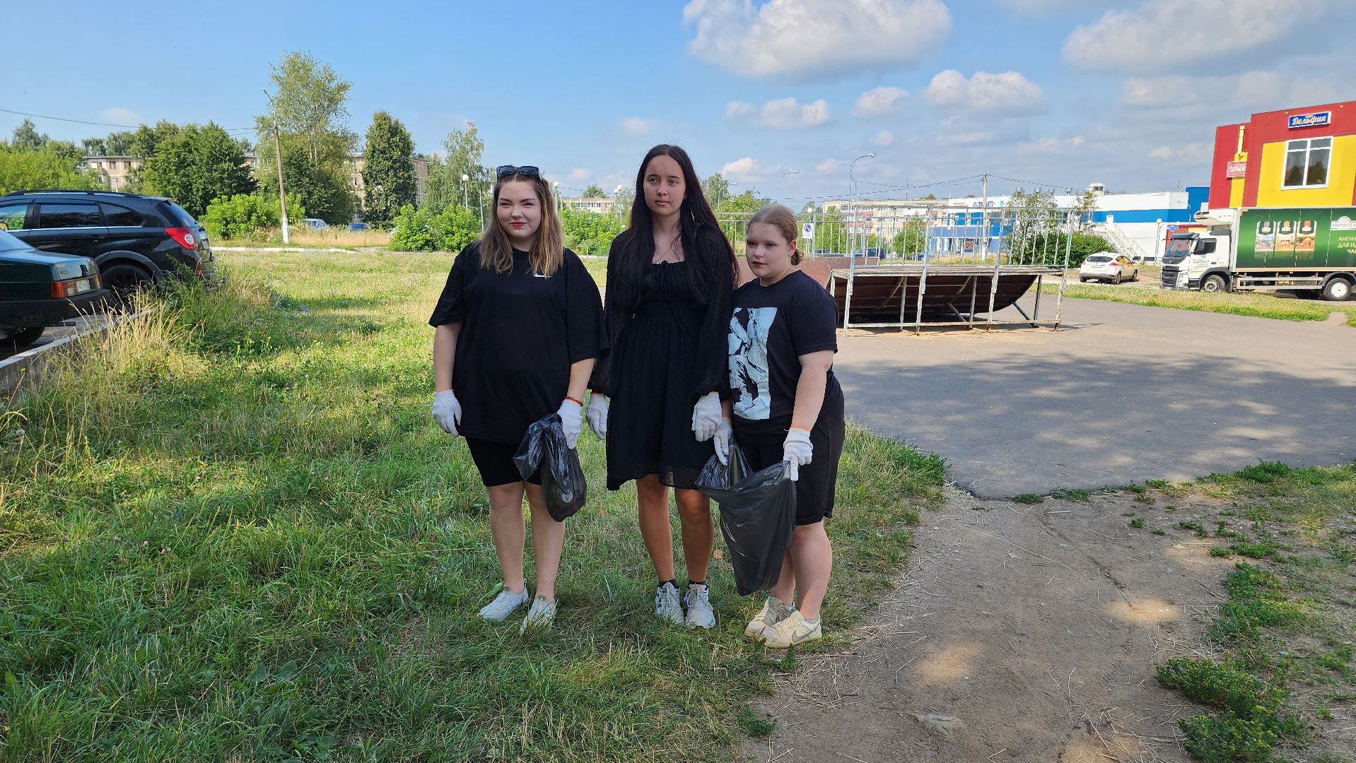 кашира, лагерь спектр, детский лагерь, летние каникулы, уборка, детские площадки, спортивные площадки, комиссия по делам несовершеннолетних, центр занятости,