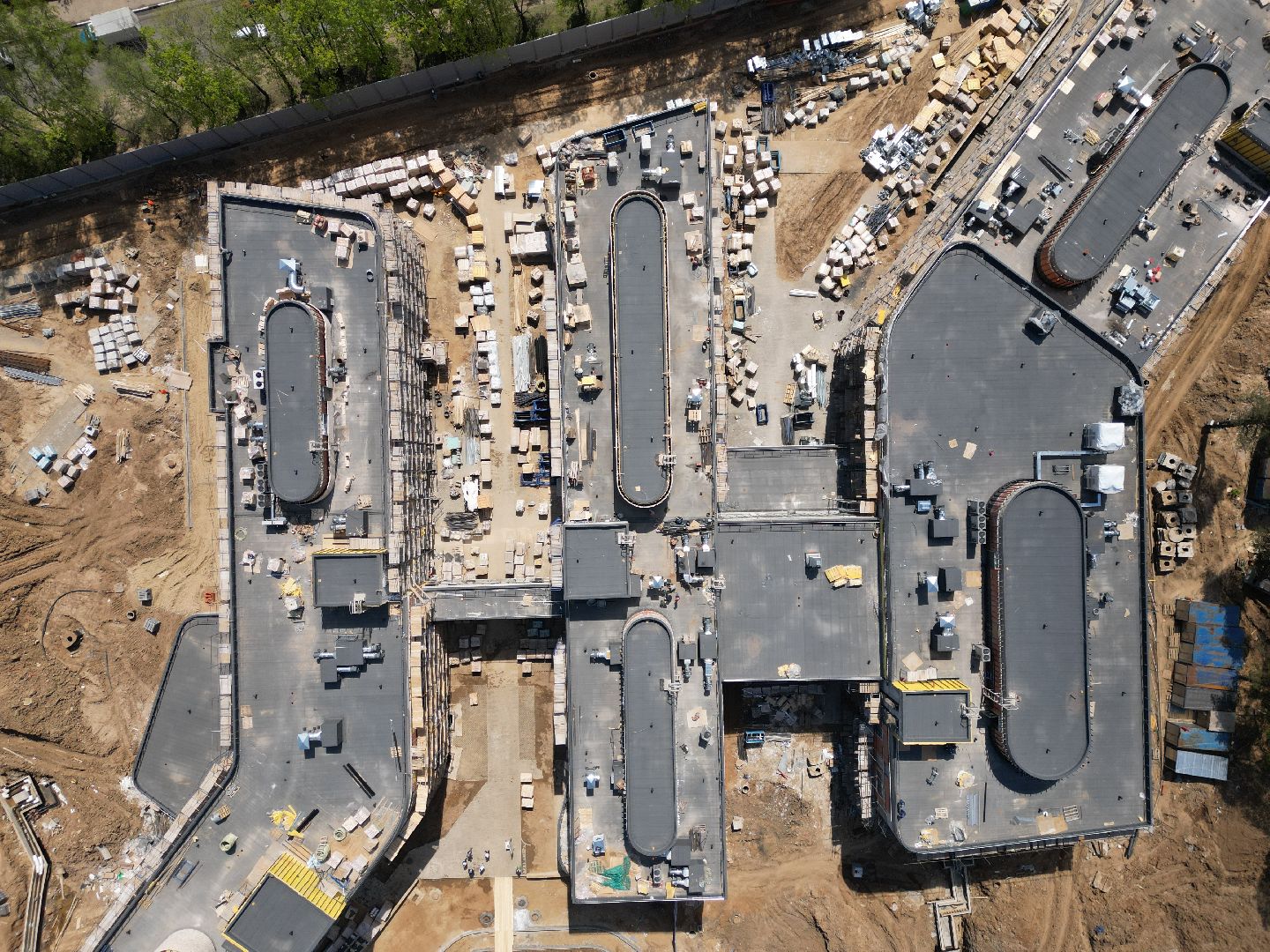 видео с коптера, больница, медицина,