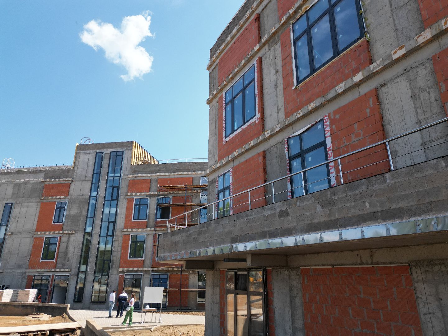 видео с коптера, больница, медицина,