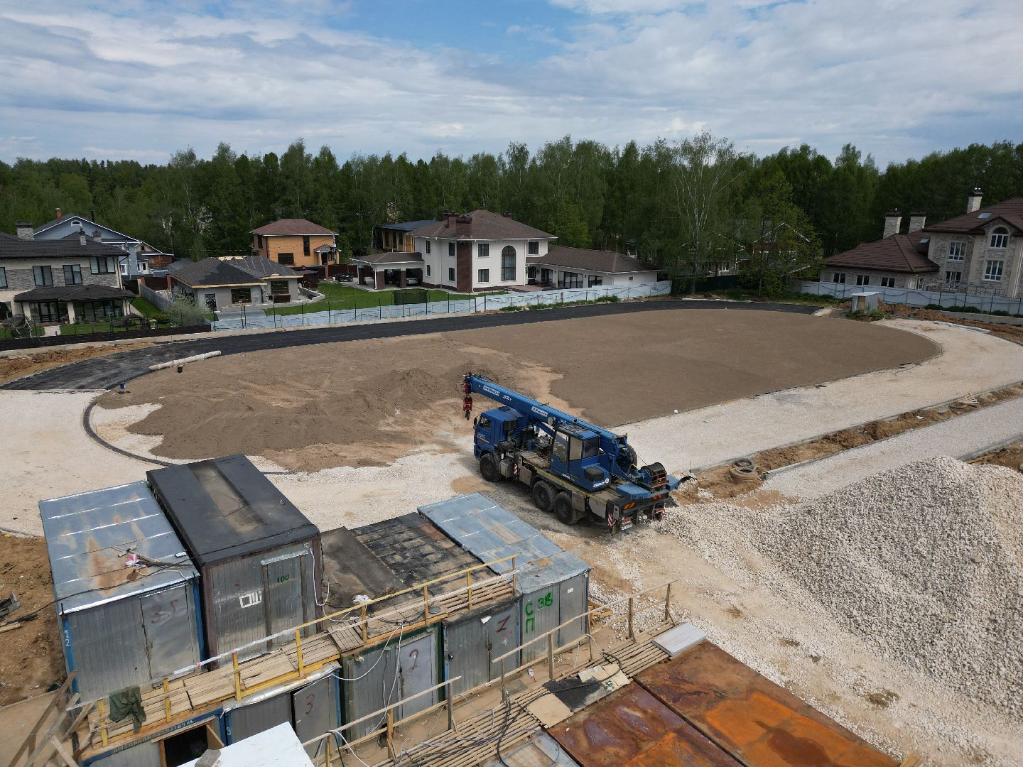 видео с коптера, лицей, сергиев посад,