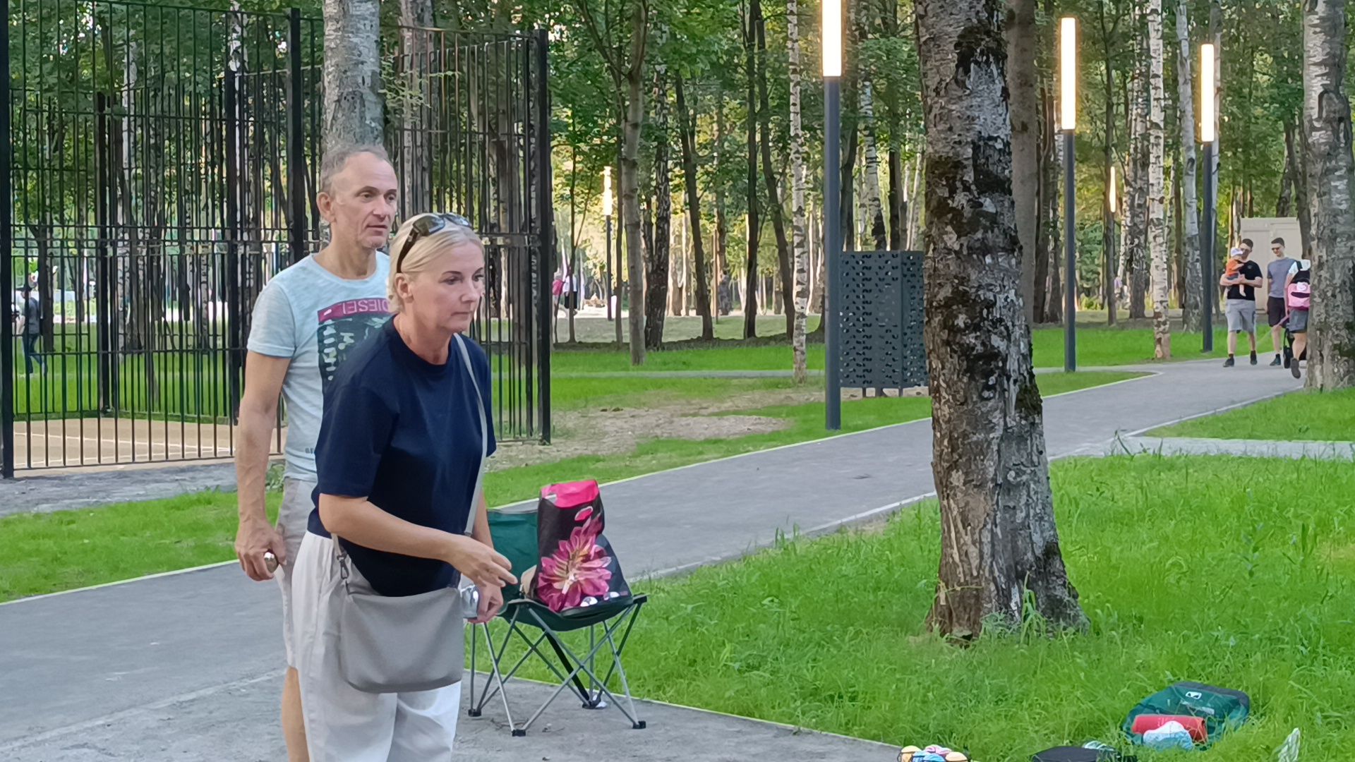 лобня, петанк, Парк,