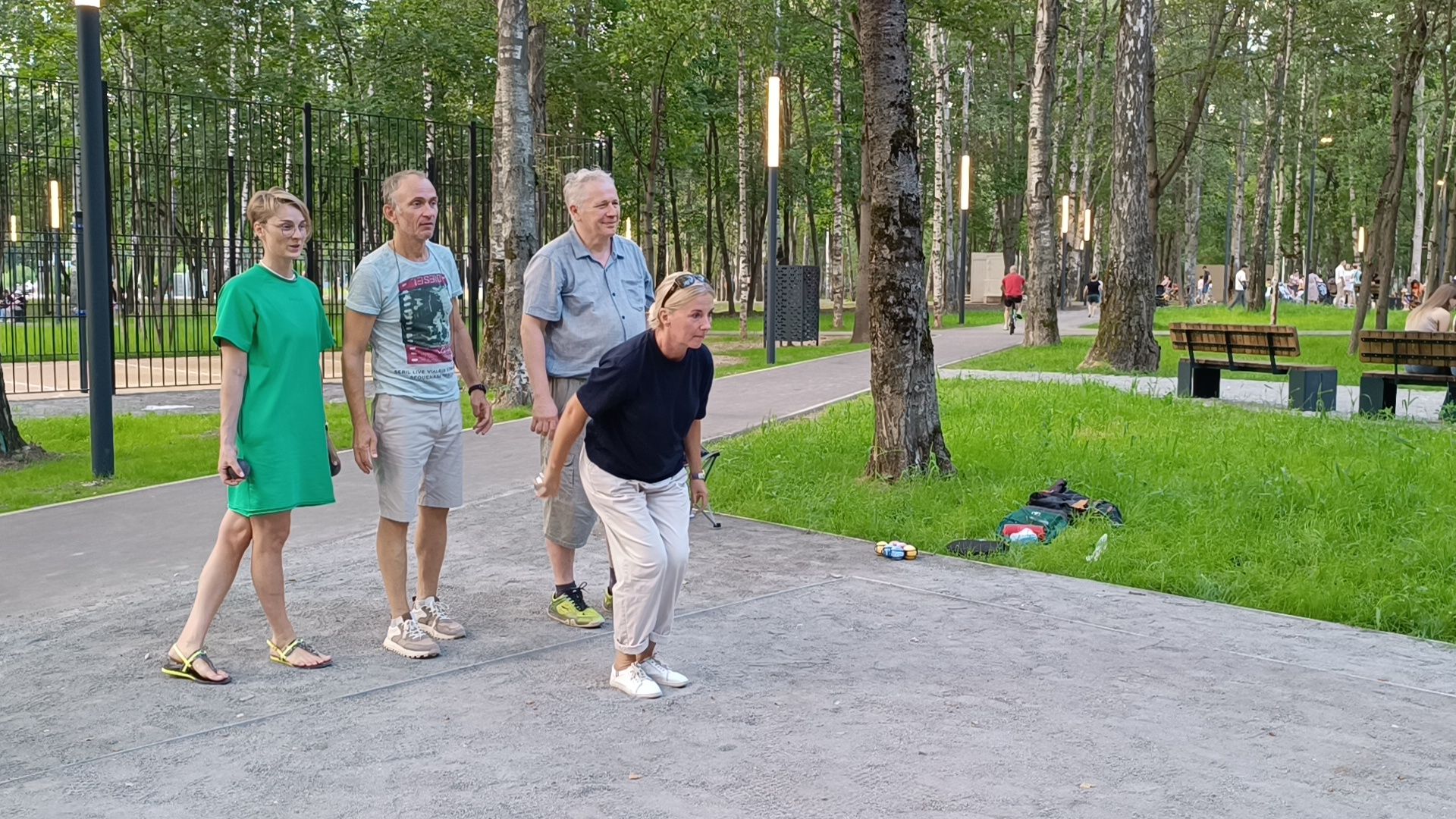 лобня, петанк, Парк,