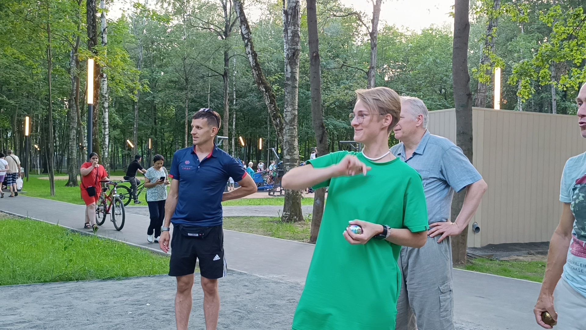 лобня, петанк, Парк,