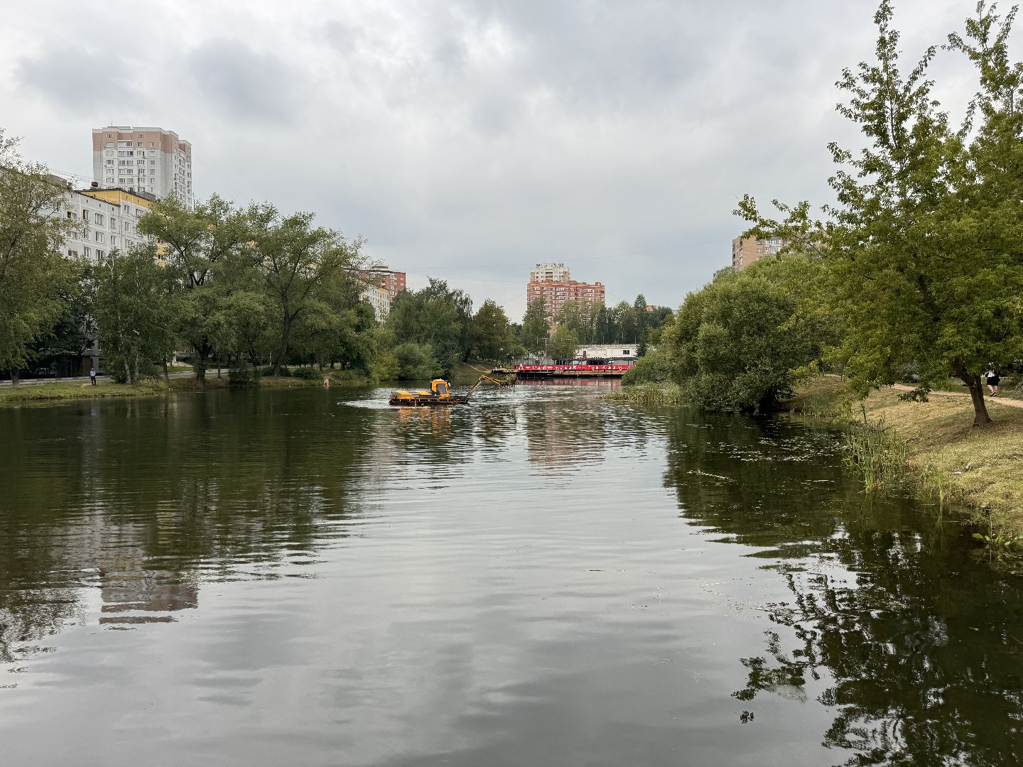 Одинцово, Очистка Комсомольского пруда, Благоустройство, 100 прудов и озер,