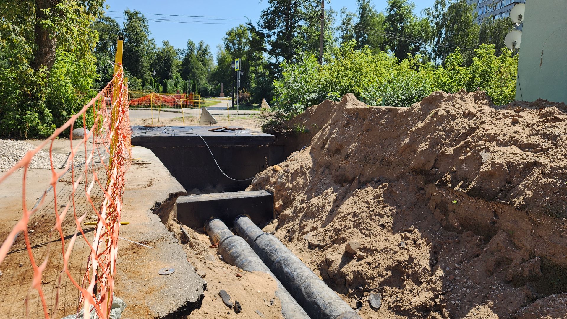 жкх, теплотрасса, теплосеть, ремонт тепловых сетей, Лосино-Петровский,