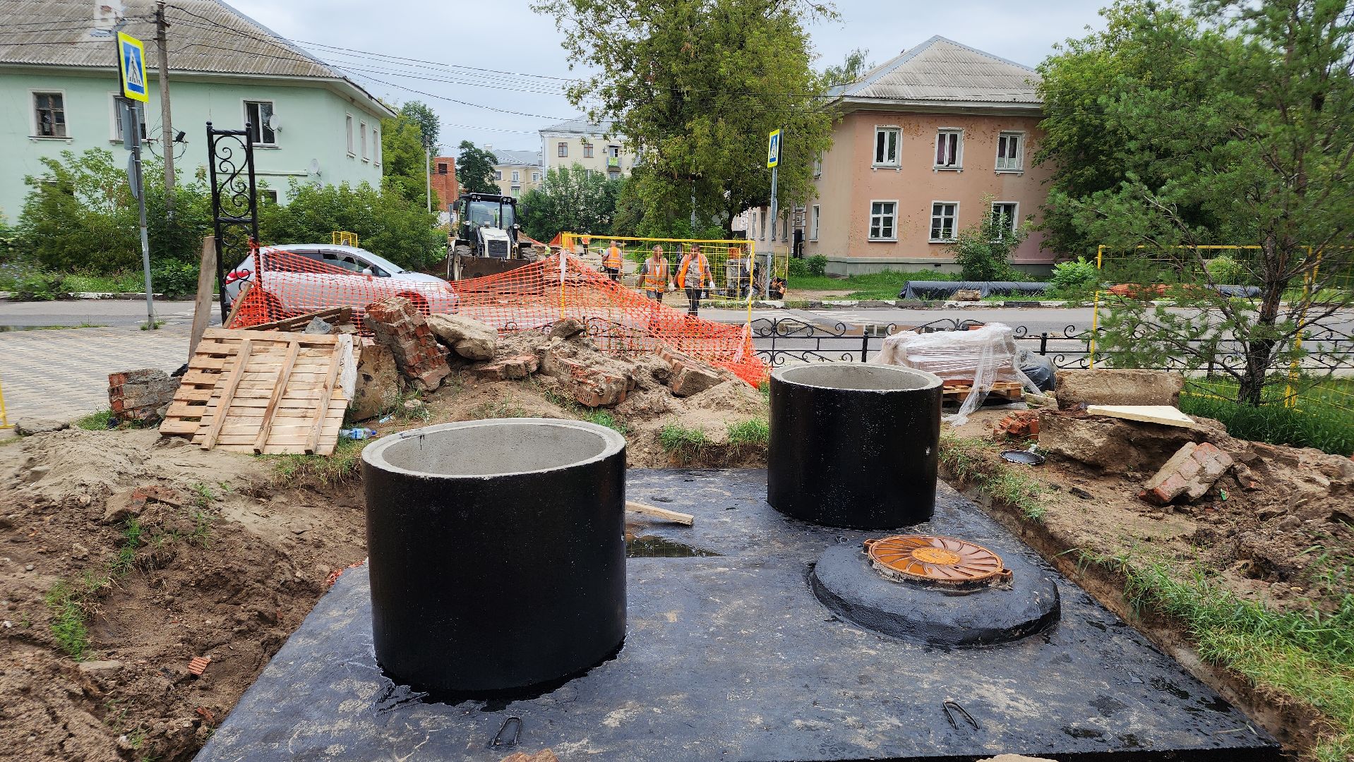 жкх, теплотрасса, теплосеть, ремонт тепловых сетей, Лосино-Петровский,