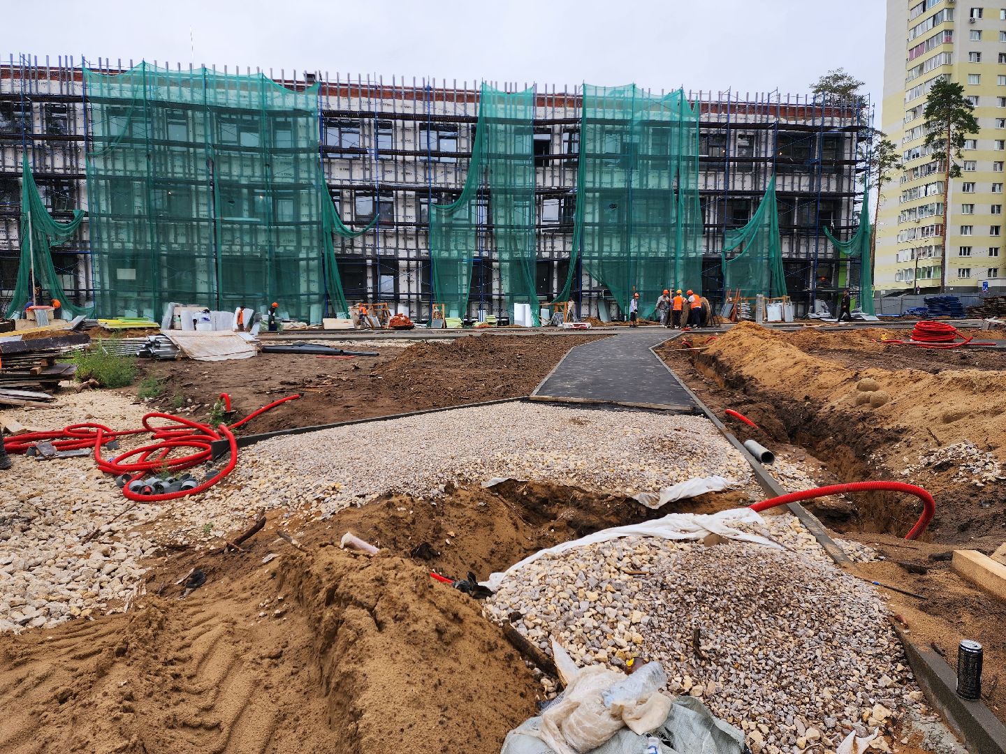 раменское, строительство, школа на высоковольтной,