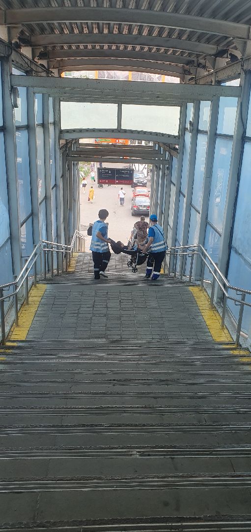 железнодорожная станция, волонеры, Станция Мытищи,