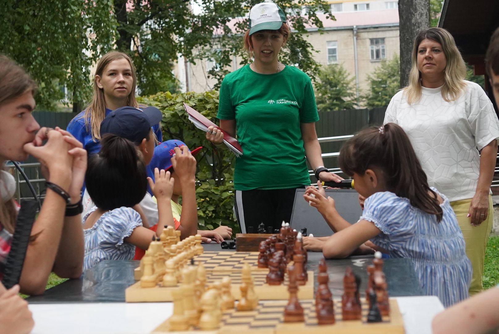 Павловский Посад, Городской округ Павловский Посад, День шахмат, Парк, Жители, Дети,