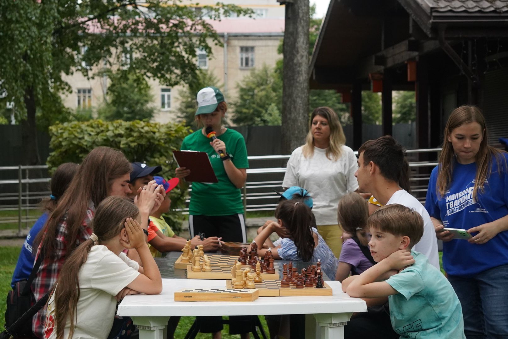 Павловский Посад, Городской округ Павловский Посад, День шахмат, Парк, Жители, Дети,