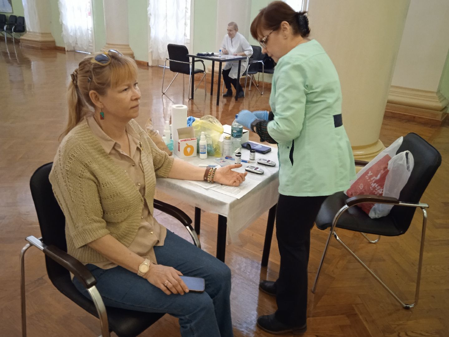 день, здоровья, экспресс, проверка, диагностика, глюкоза, холестерин