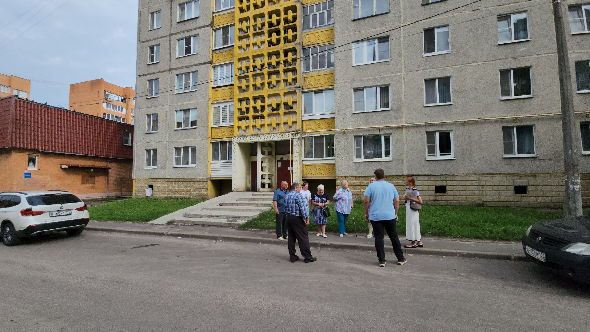 егорьевск, 6 микрорайон, парковка, дорога, тротуар, благоустройство,