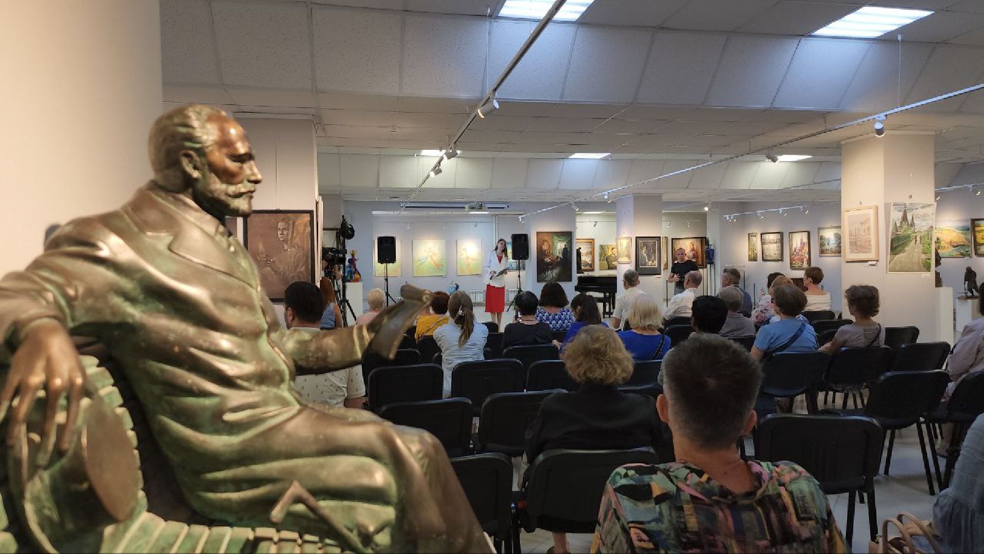 люберцы, день города, выставка, скульптор,картинная галерея,