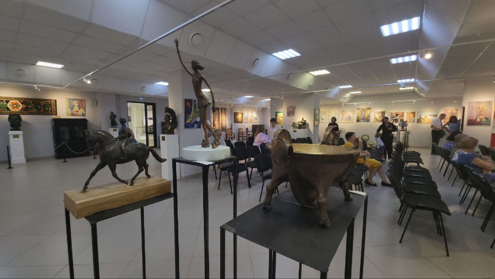 люберцы, день города, выставка, скульптор,картинная галерея,