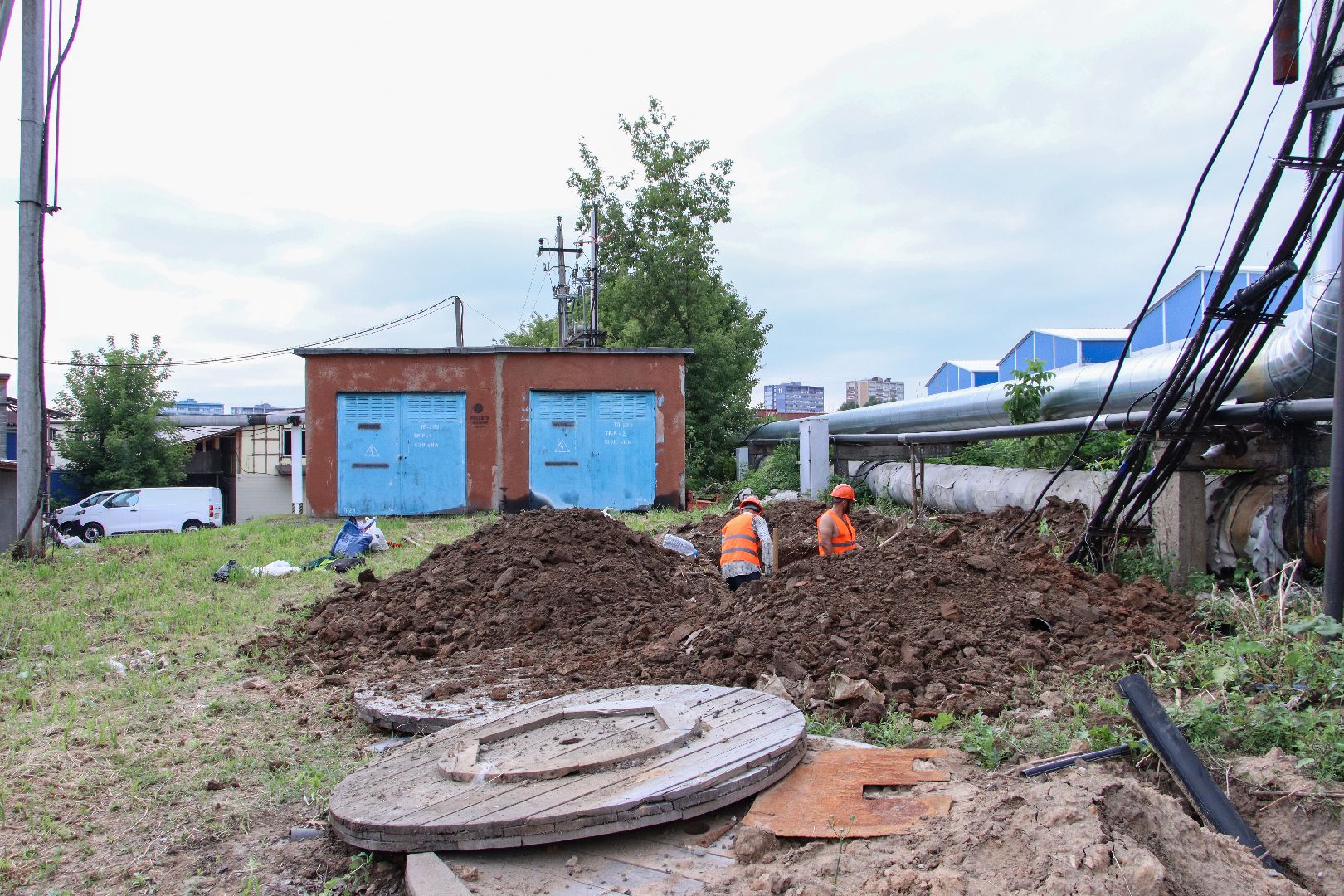Дзержинский, теплосеть, Воробьев, Хромушин, М5, ТЭЦ, МИСК, Докукин,