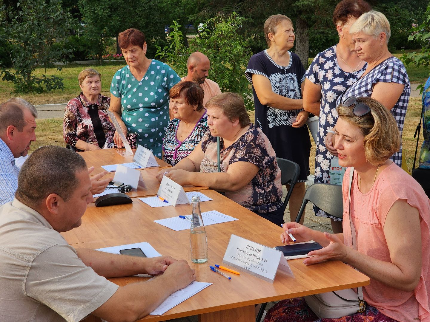Чехов, село Дубна, выездная администрация, очистка пруда, окос травы, опиловка деревьев,