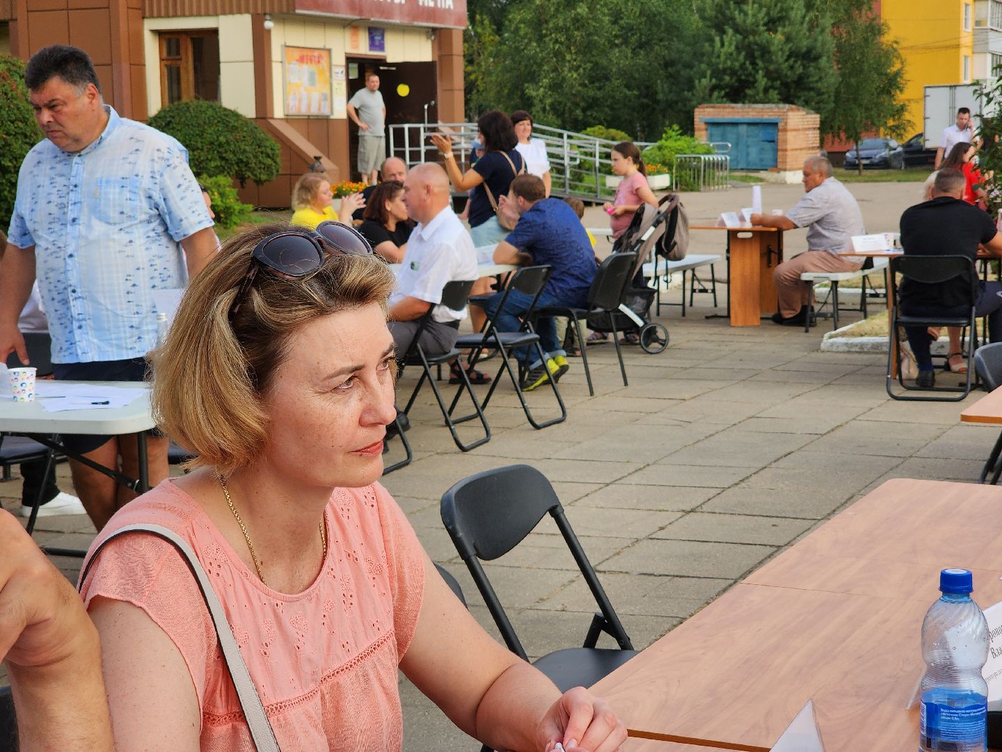 Чехов, село Дубна, выездная администрация, очистка пруда, окос травы, опиловка деревьев,