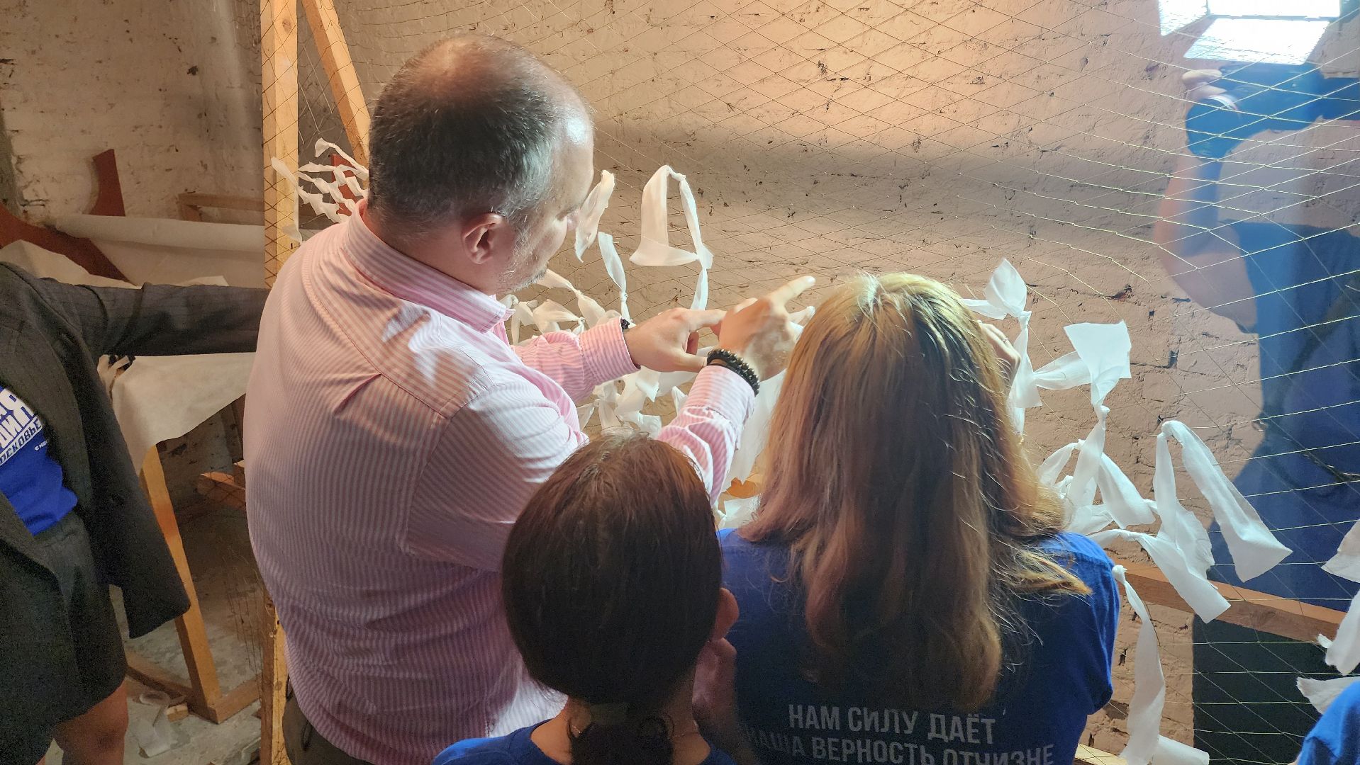 кашира, молодая гвардия, штаб, волонтеры, диана алумянц, михаил шувалов, маскировочные сети, тактические изделия,