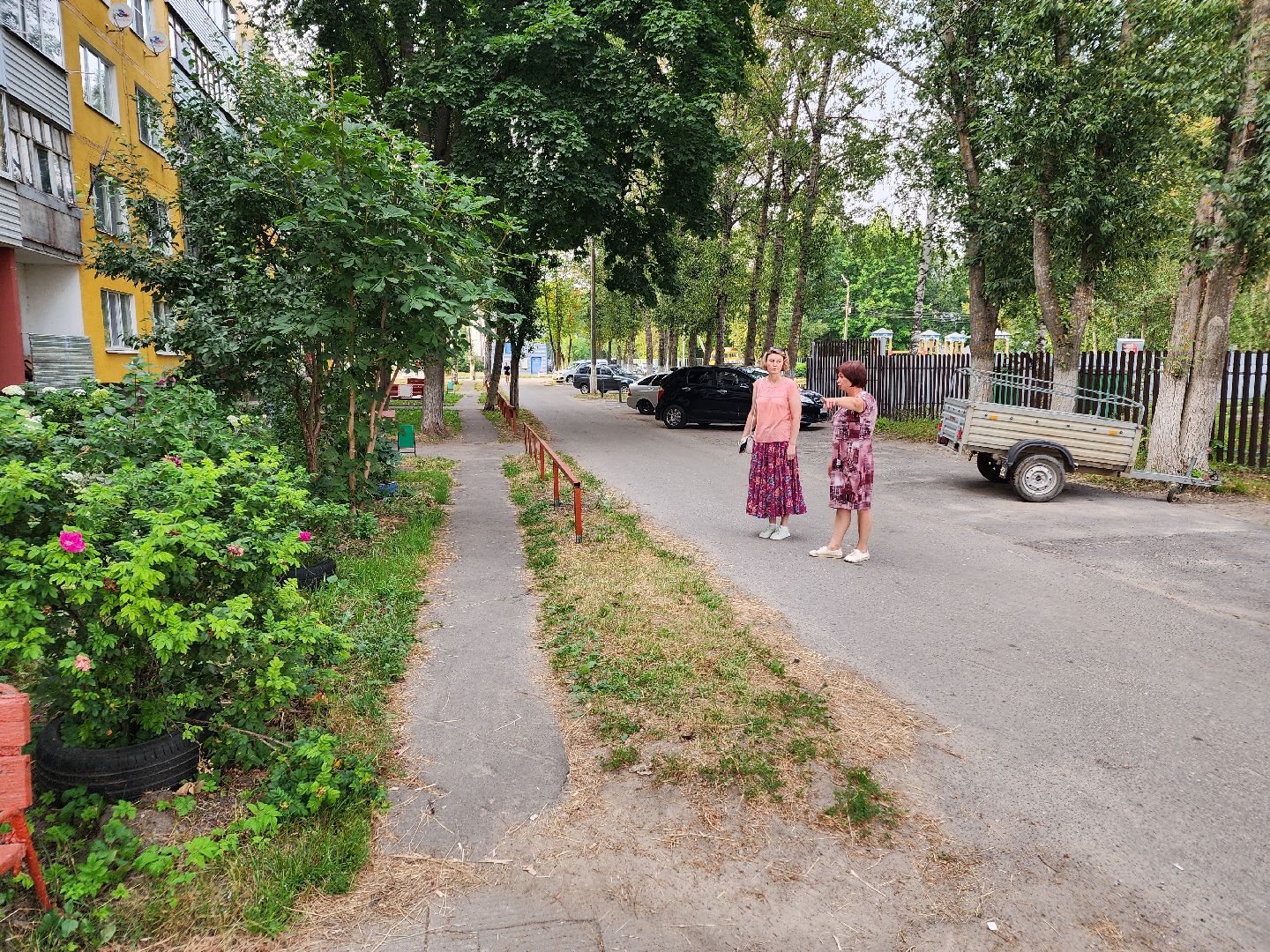 чехов, село Дубна, выездная администрация, входные группы, ремонт ступеней, уборка двора, горячая вода, горячее водоснабжение, ЖКХ,