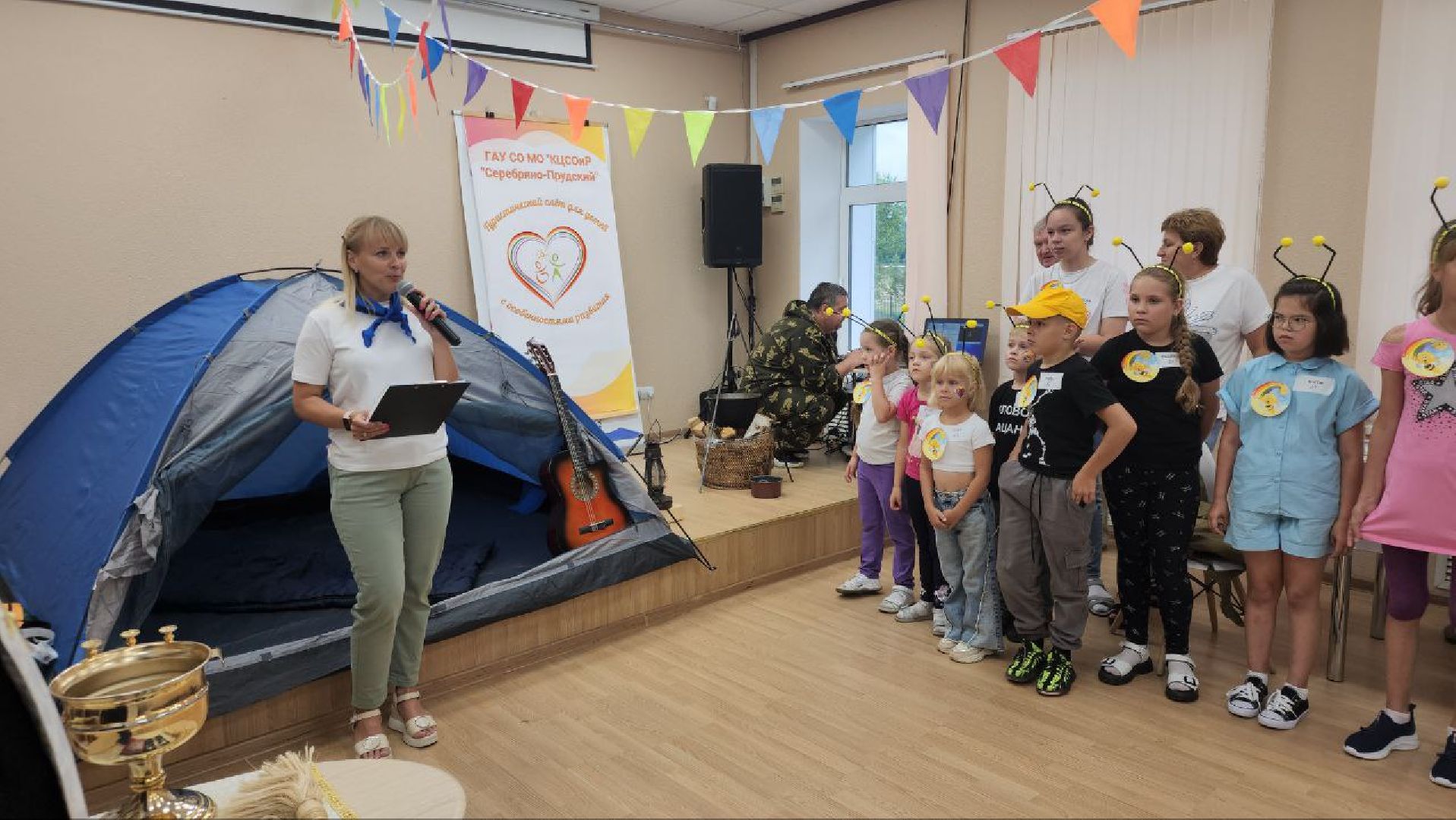 туристический слет, Серебряные Пруды, особенные дети, дети-инвалиды, дети с ОВЗ, ГАУСО МО КЦСОиР Серебряно Прудский