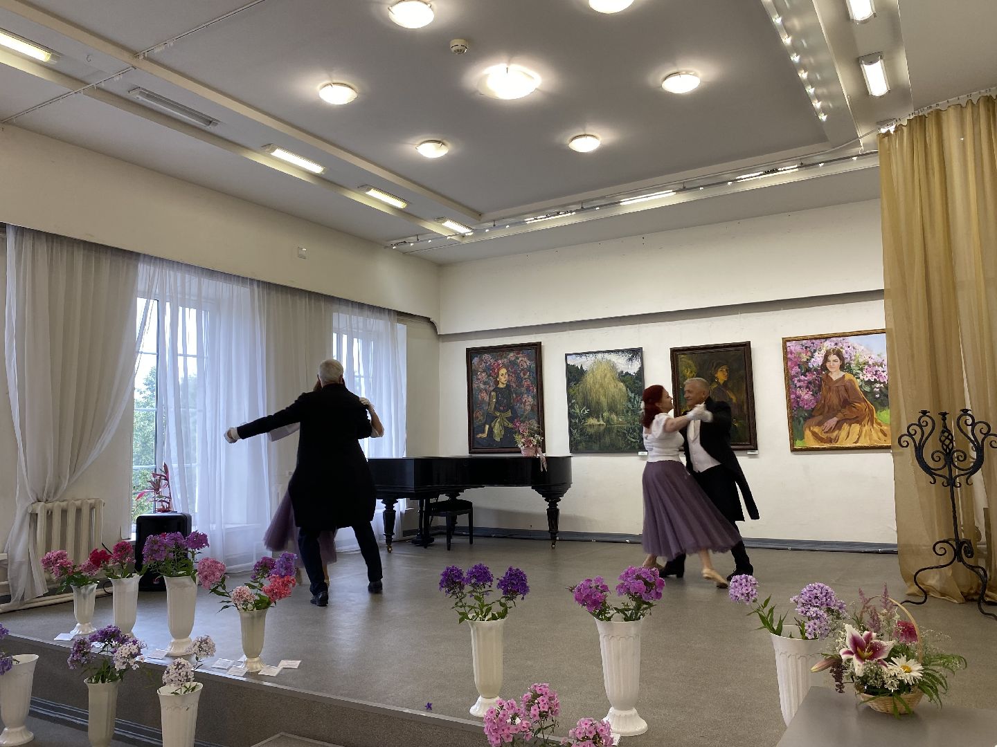 Коломна, дом озерова, выставка цветов, Цветы июля,