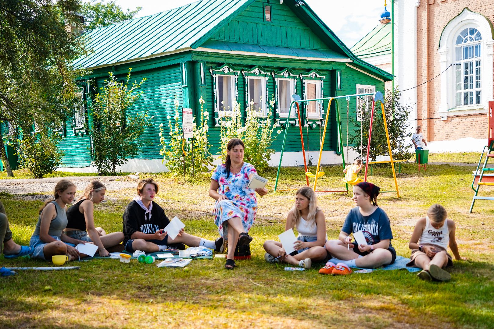Православный лагерь, православные варяги, шатурское благочиние, Большая Шатура, Семейный лагерь,