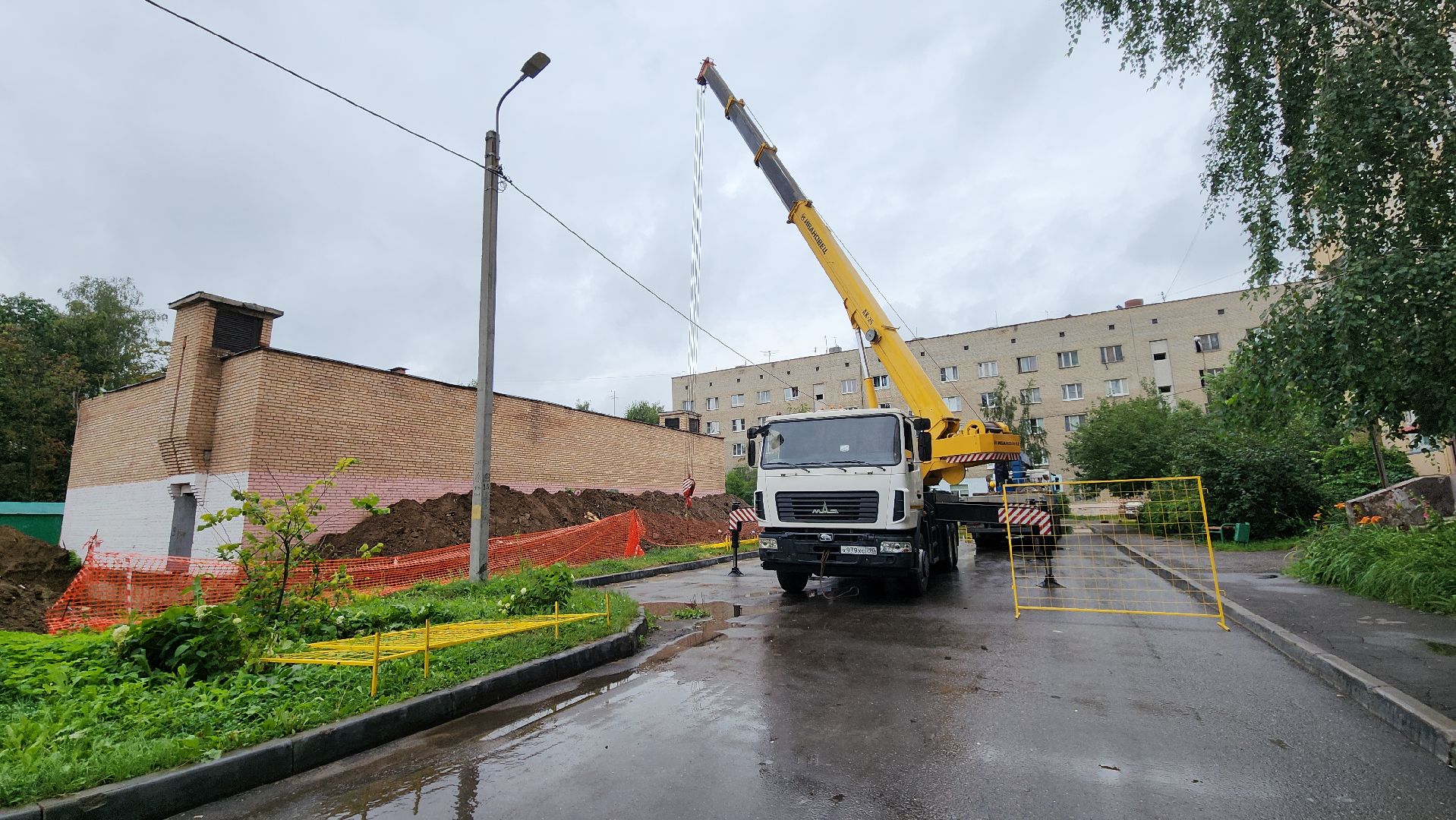 жкх, ремонт тепловых сетей, Лосино-Петровский,