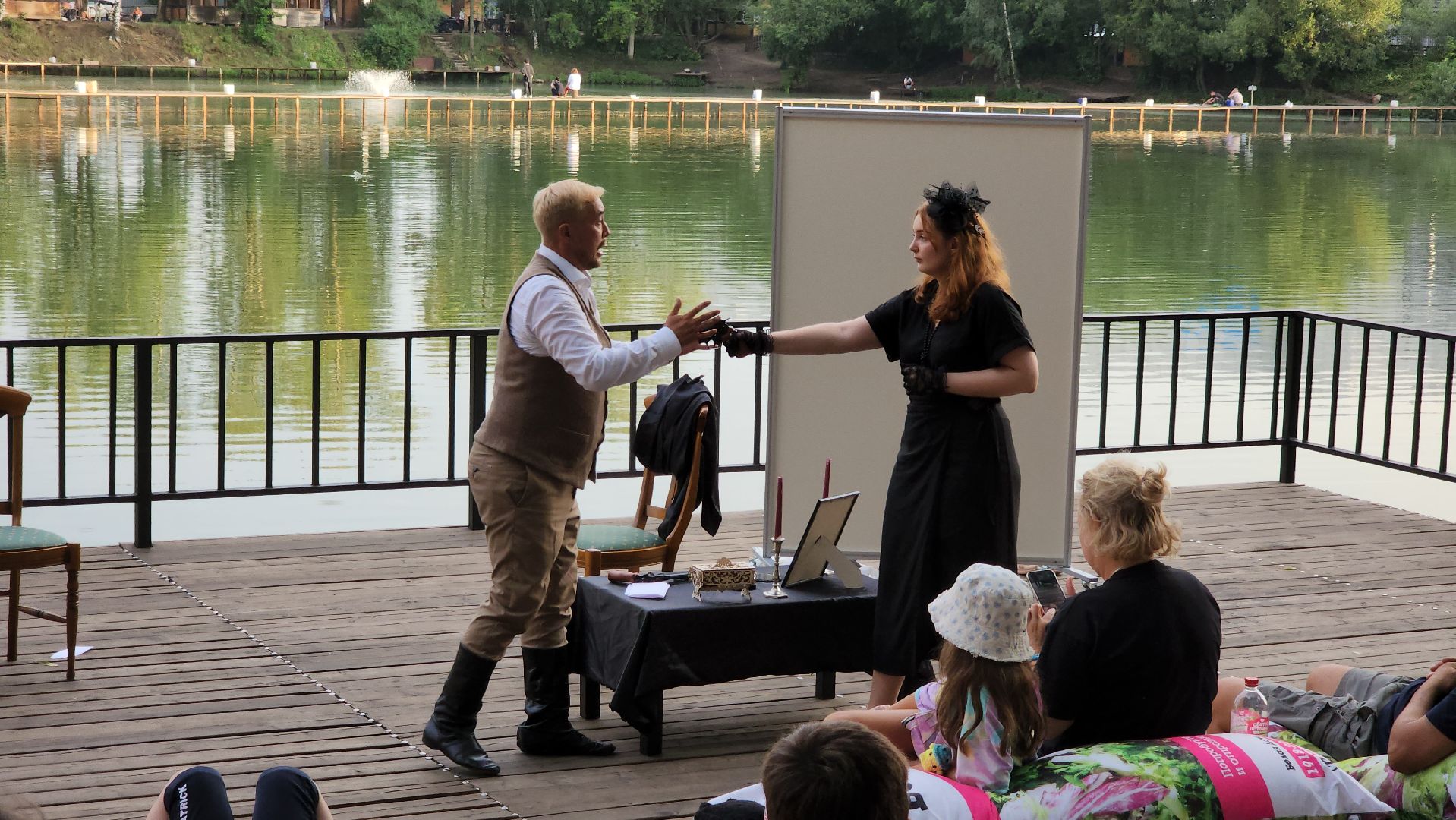 благотворительный спектакль, музей памяти императора, белая дача,