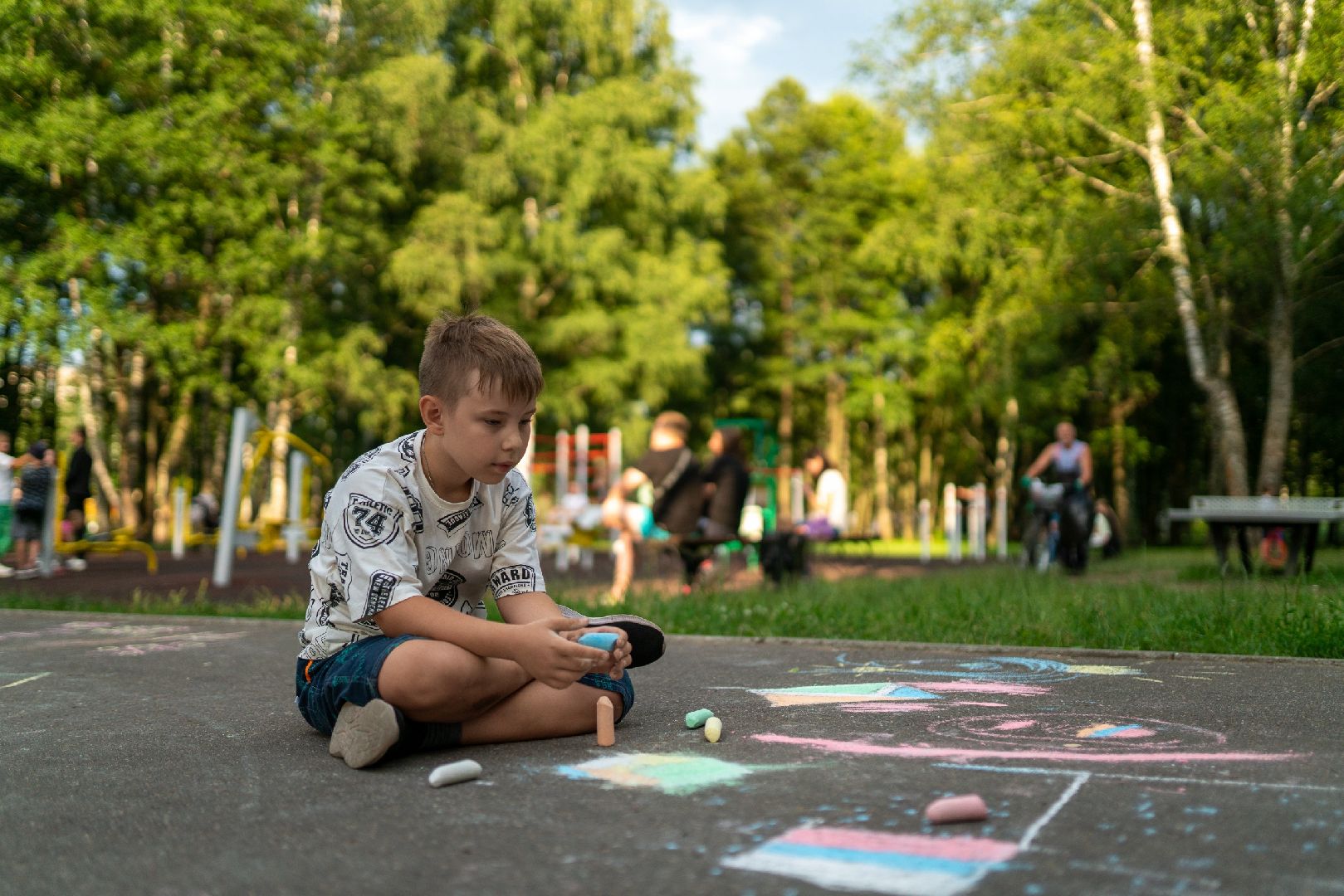 егорьевск, ночь в парке, 200 лет егорьевску, дискотека, праздник, акция,