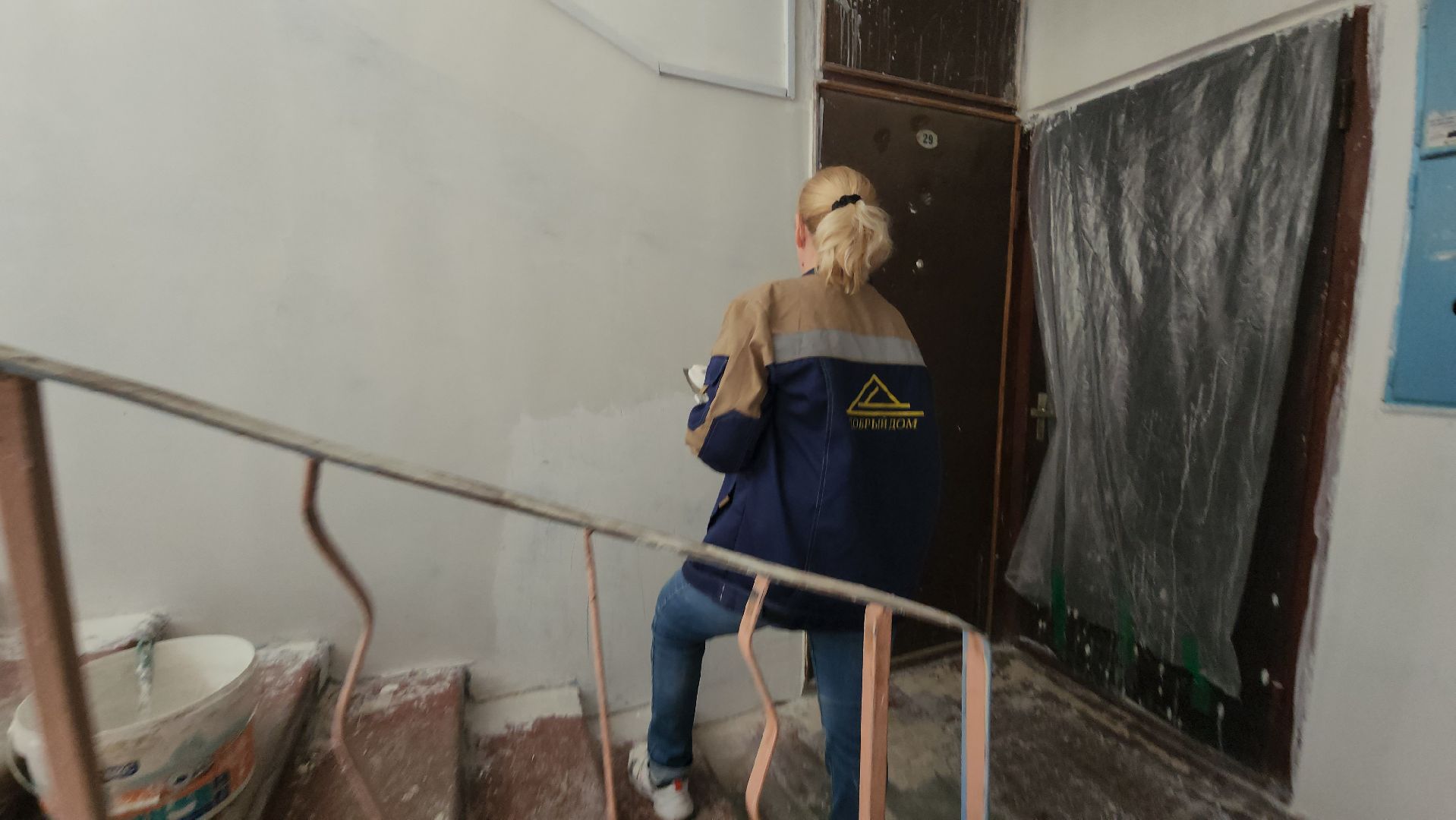 серпухов, ремонт подъездов, жкх, софинансирование, улица дзержинского, улица центральная,