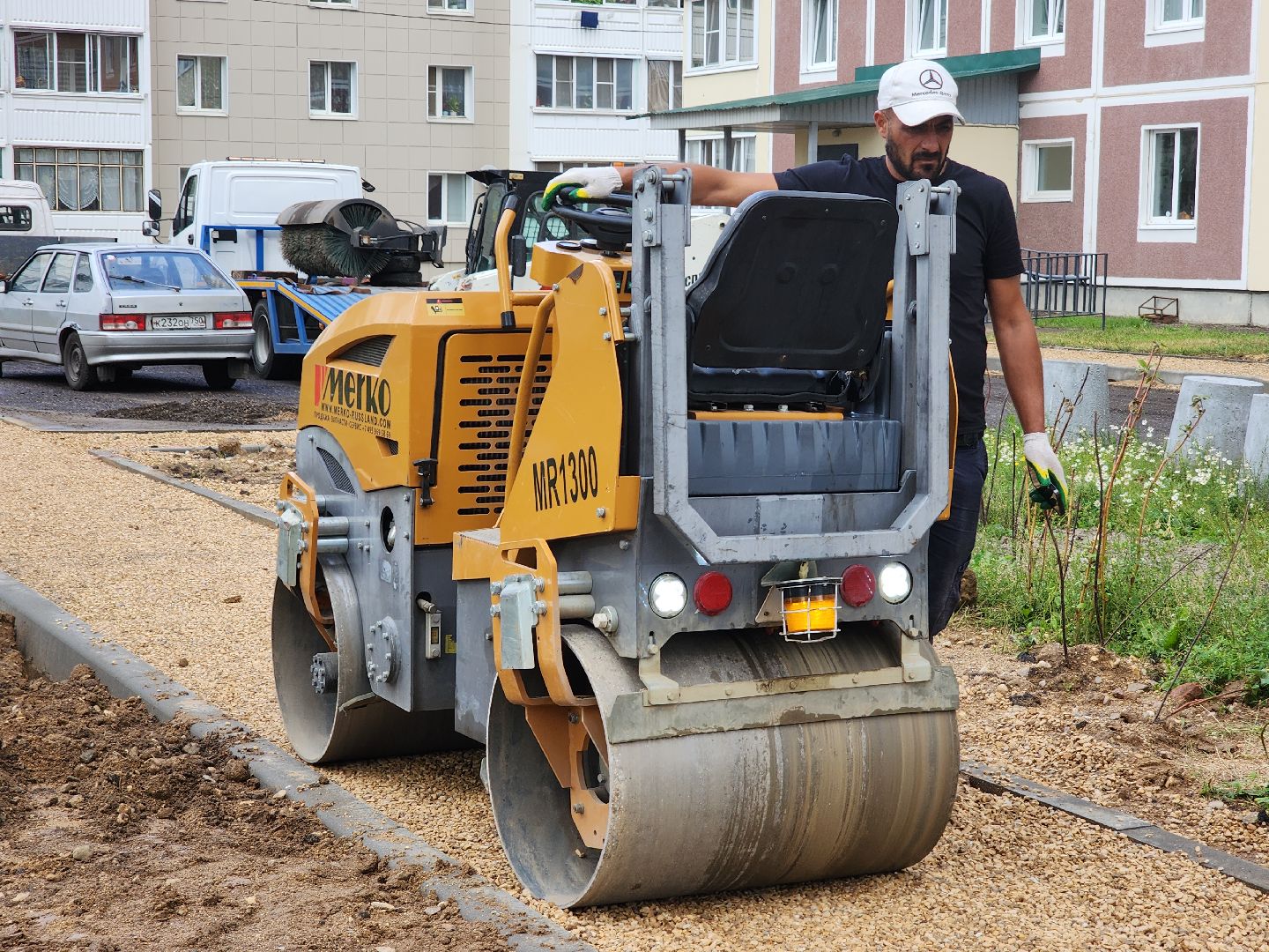 благоустройство, благоустройство двора, руза, дорожные работы, рузский городской округ, московская область, подмосковье,