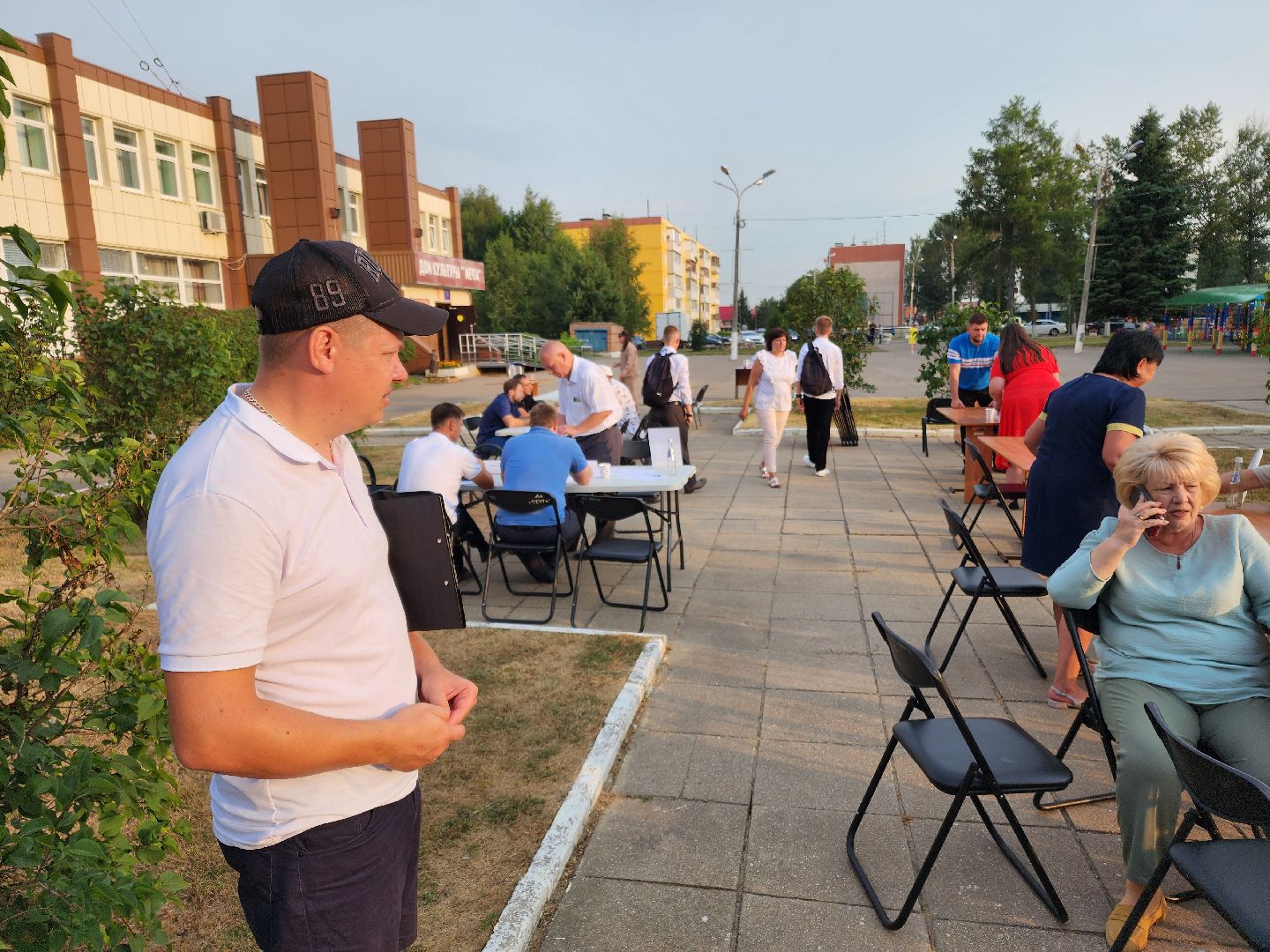 Чехов, село Дубна, выездная администрация, благоустройство, зона отдыха, лесопарк, глава администрации го Чехов Михаил Собакин,