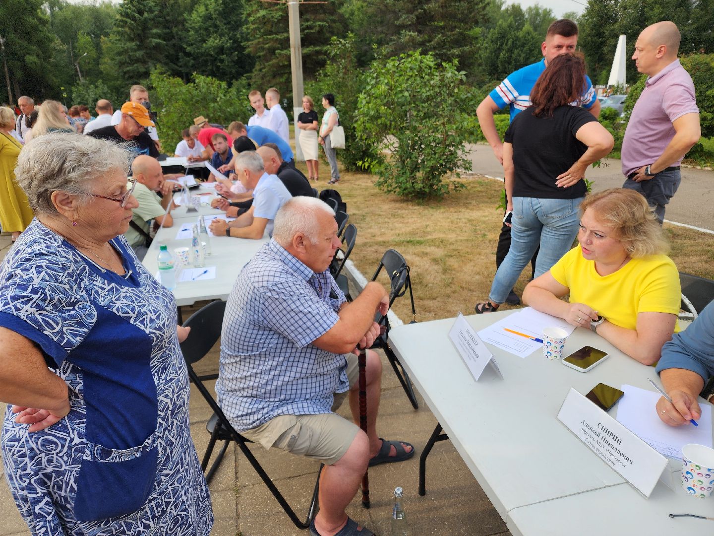 Чехов, село Дубна, выездная администрация, благоустройство, зона отдыха, лесопарк, глава администрации го Чехов Михаил Собакин,