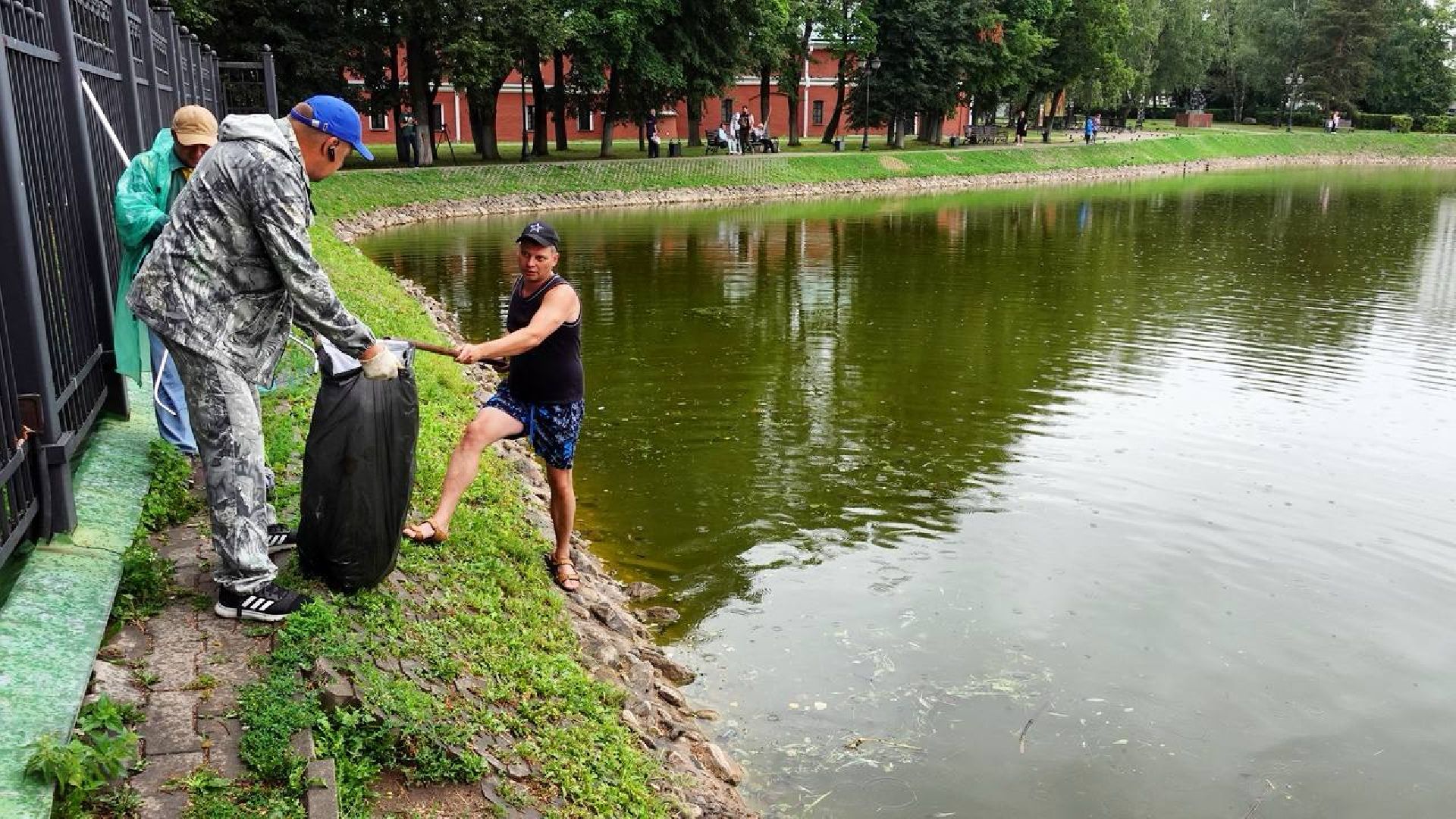 Экология, Сергиев Посад, Очистка прудов,