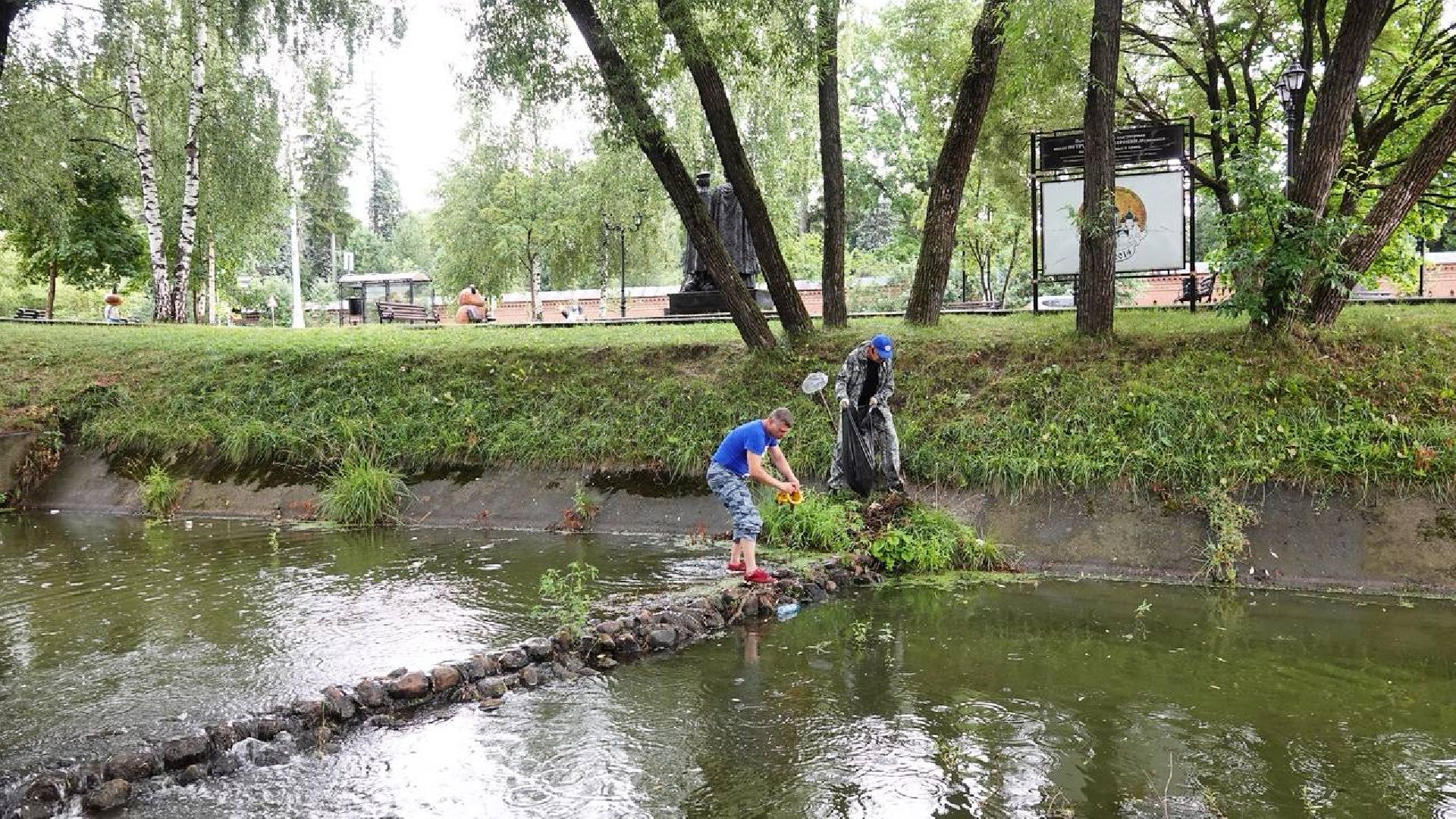Экология, Сергиев Посад, Очистка прудов,