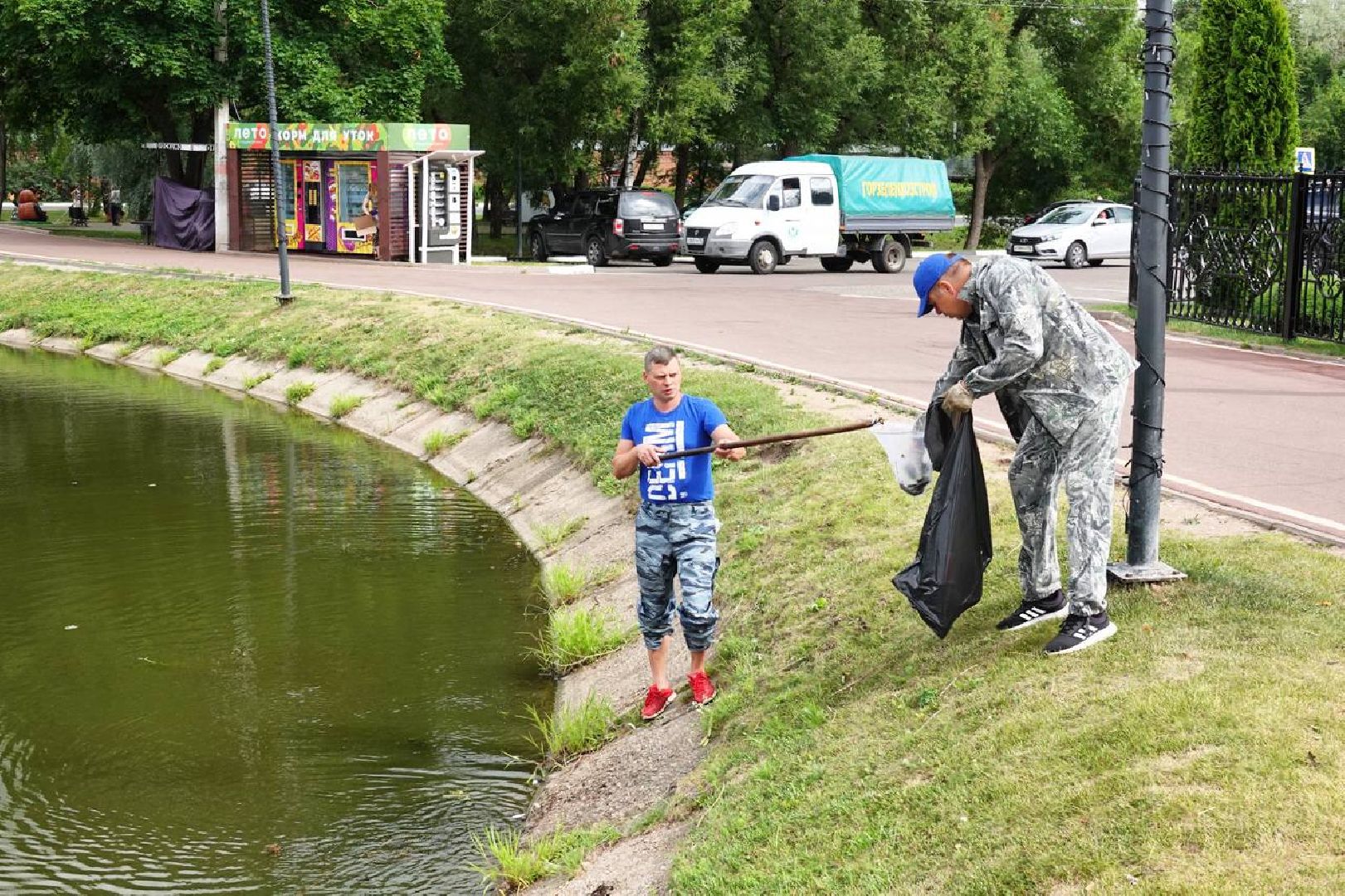 Экология, Сергиев Посад, Очистка прудов,