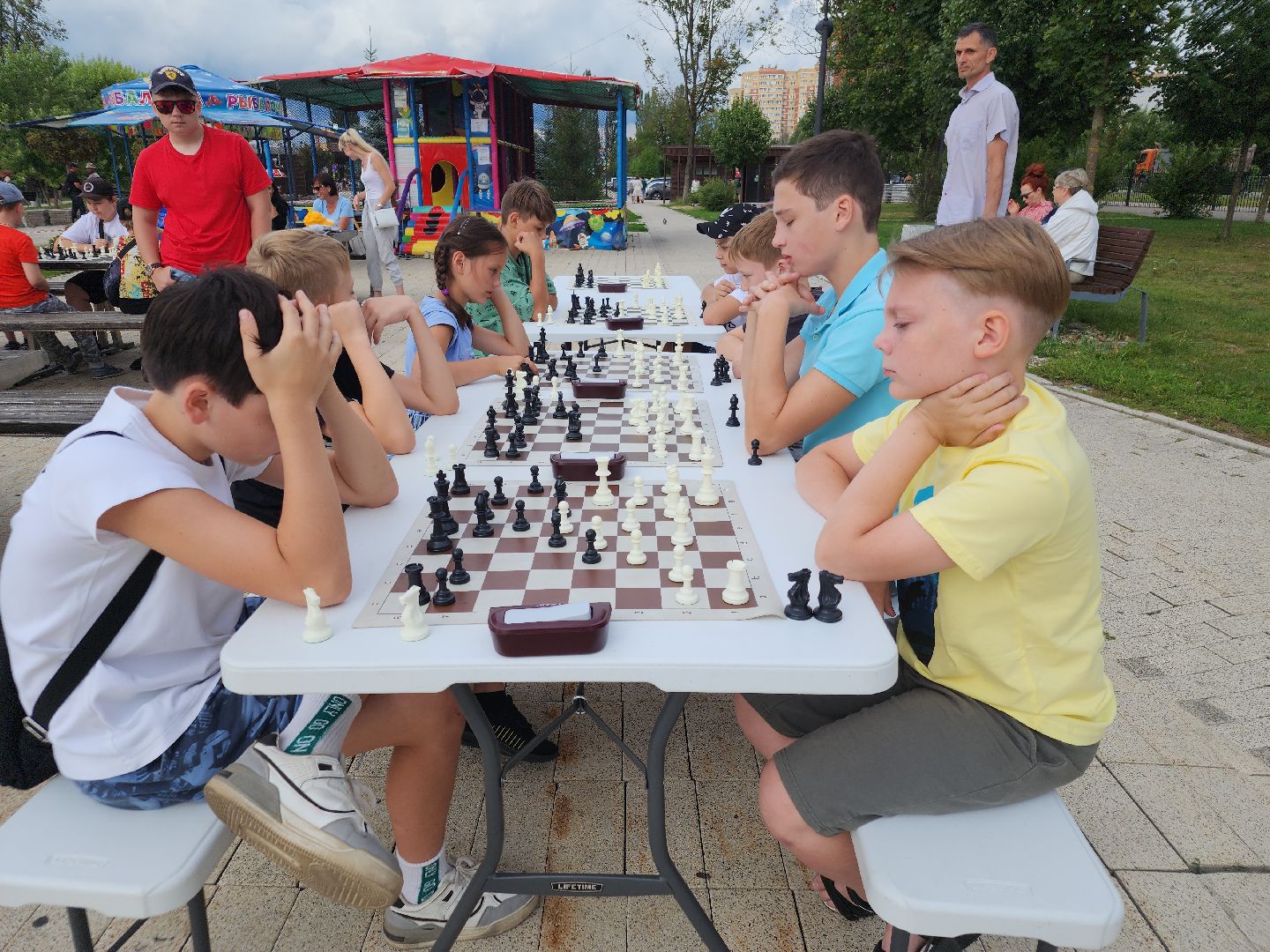 Турнир по шахматам, парки подмосковья, орехово зуево,